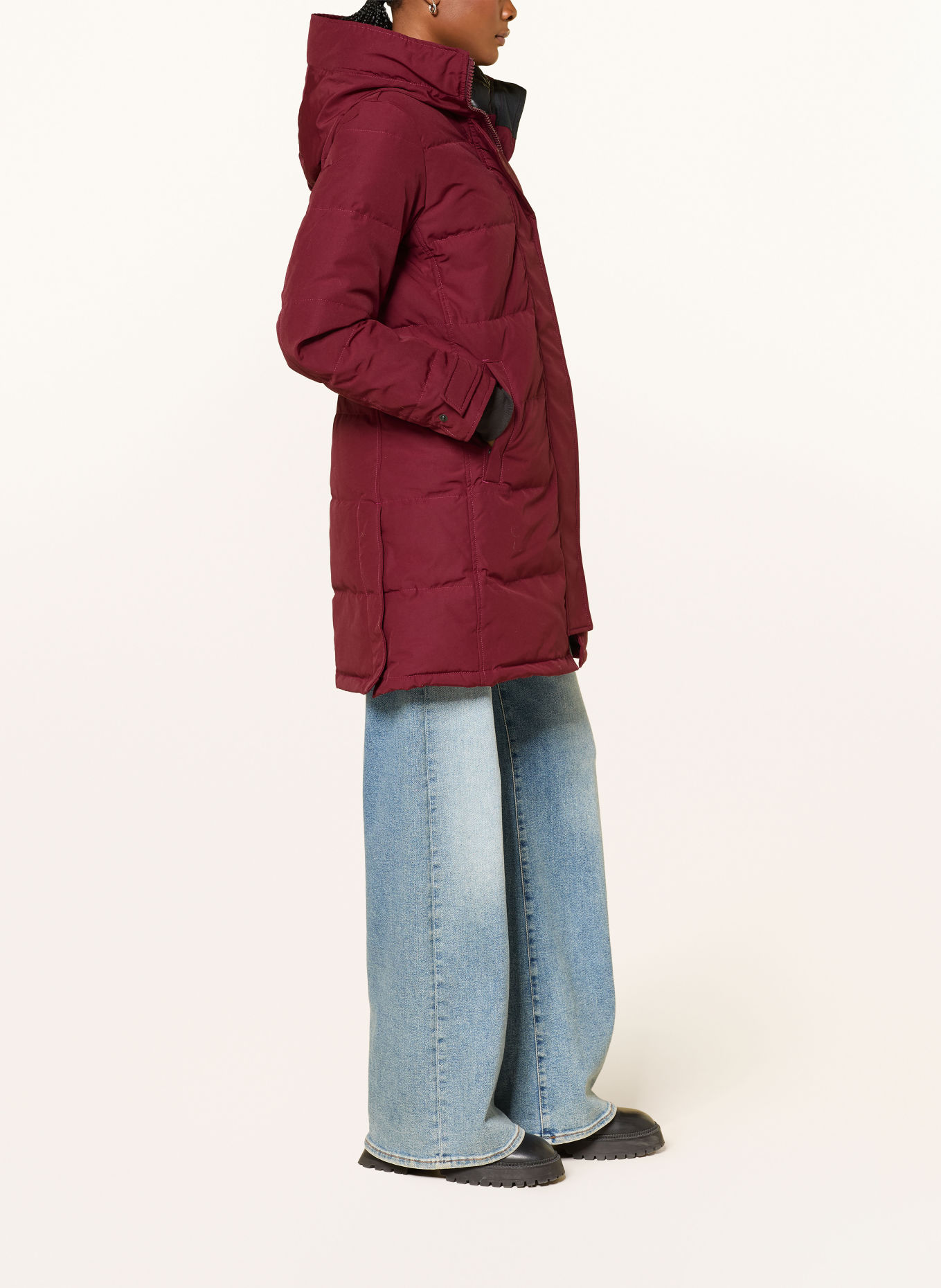 CANADA GOOSE Down coat SHELBURNE: DARK RED