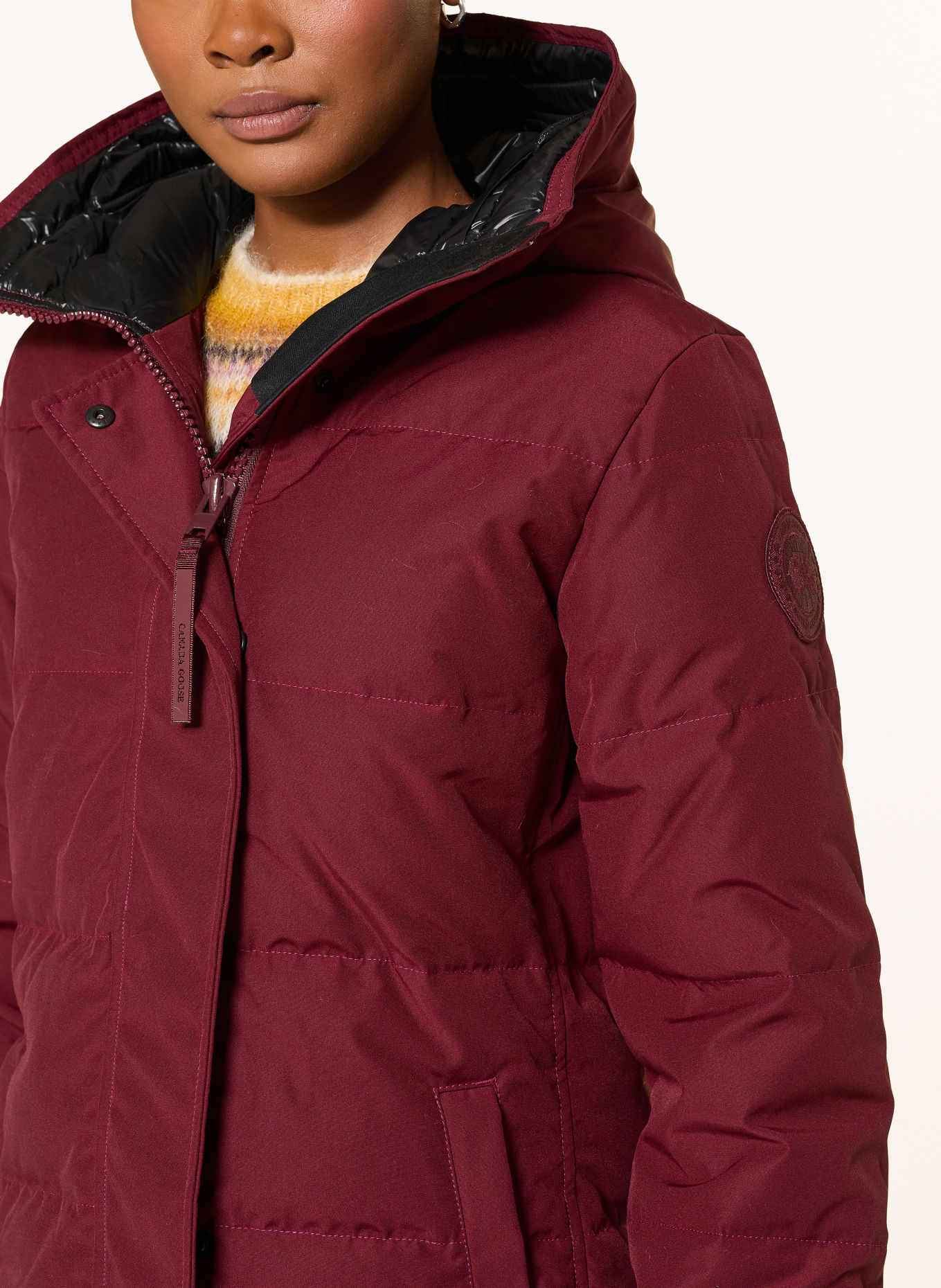 CANADA GOOSE Down coat SHELBURNE: DARK RED
