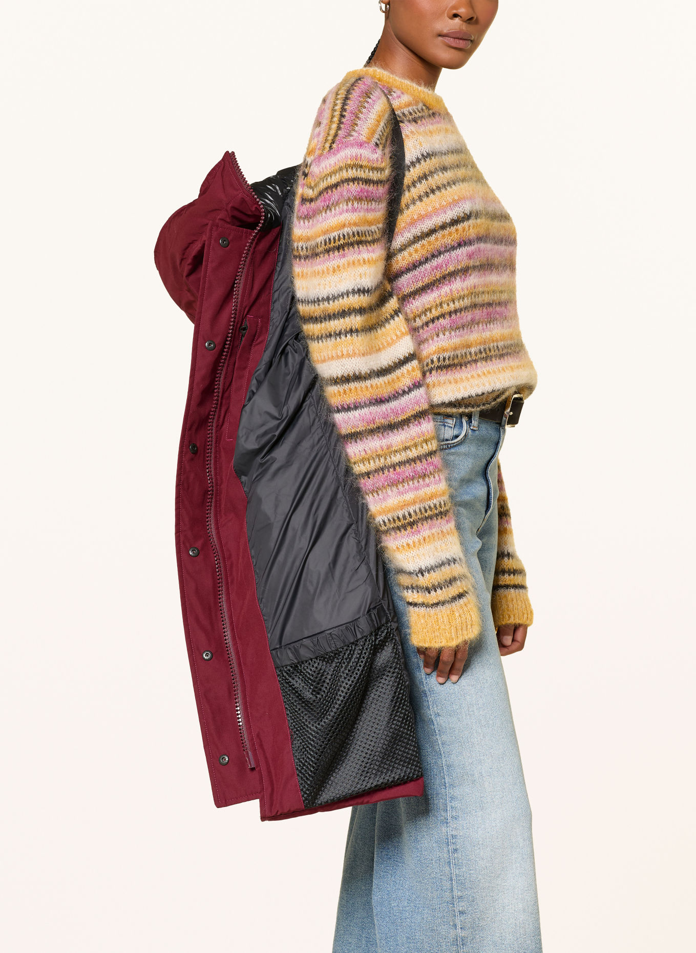 CANADA GOOSE Down coat SHELBURNE: DARK RED