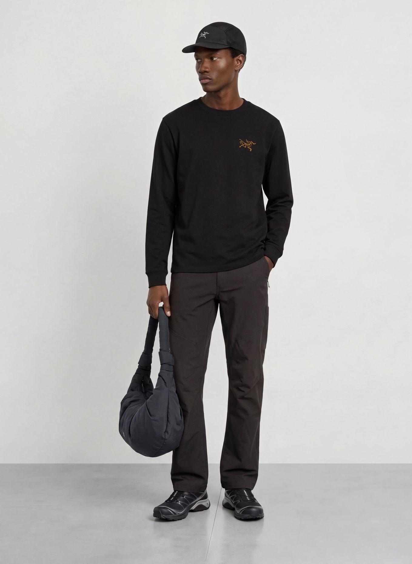ARC'TERYX Sweatshirt KRAGG: ZWART