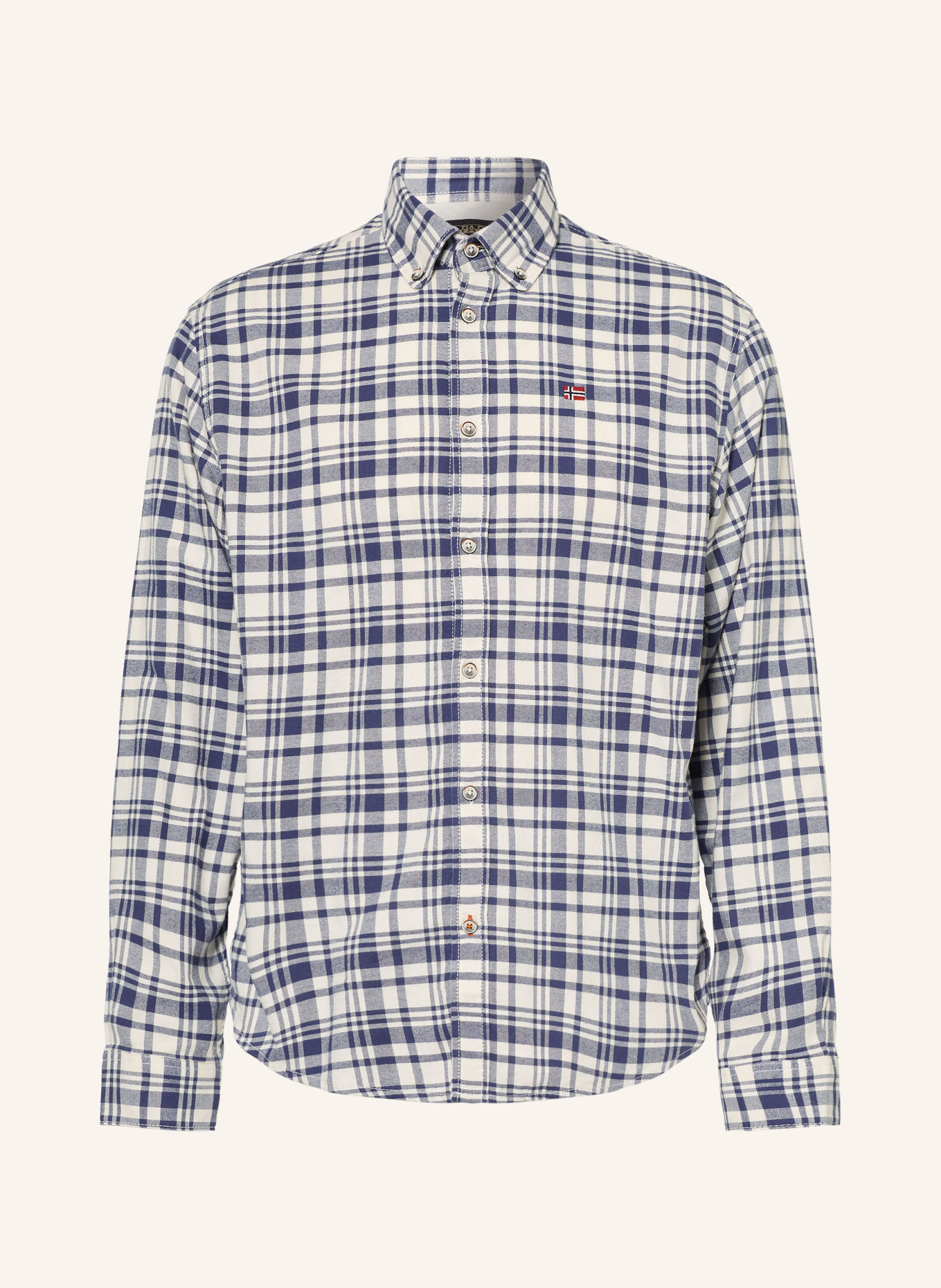 NAPAPIJRI Shirt G-TREKKING Relaxed Fit: DARK BLUE / CREAM
