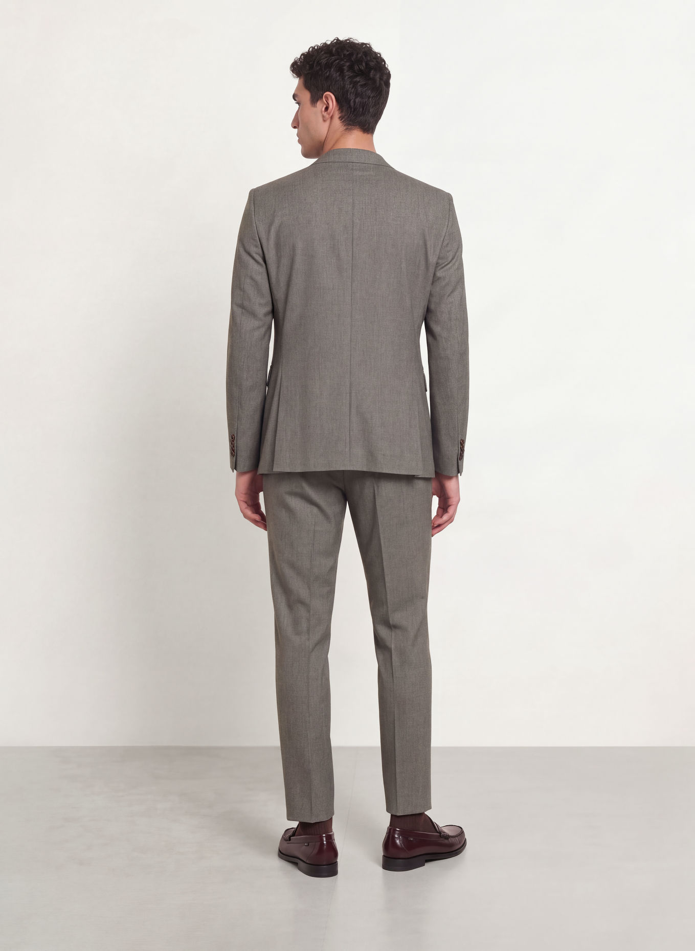 CG - CLUB of GENTS CG COLE slim fit suit trousers: 72 BRAUN