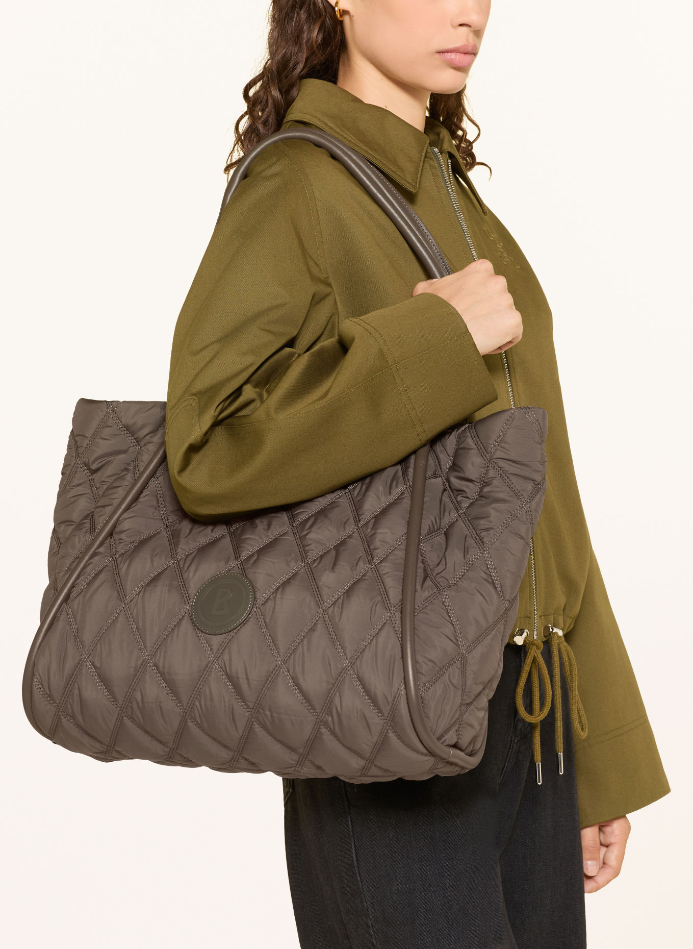 BOGNER Shopper TIRANO TIMEA LARGE: TAUPE