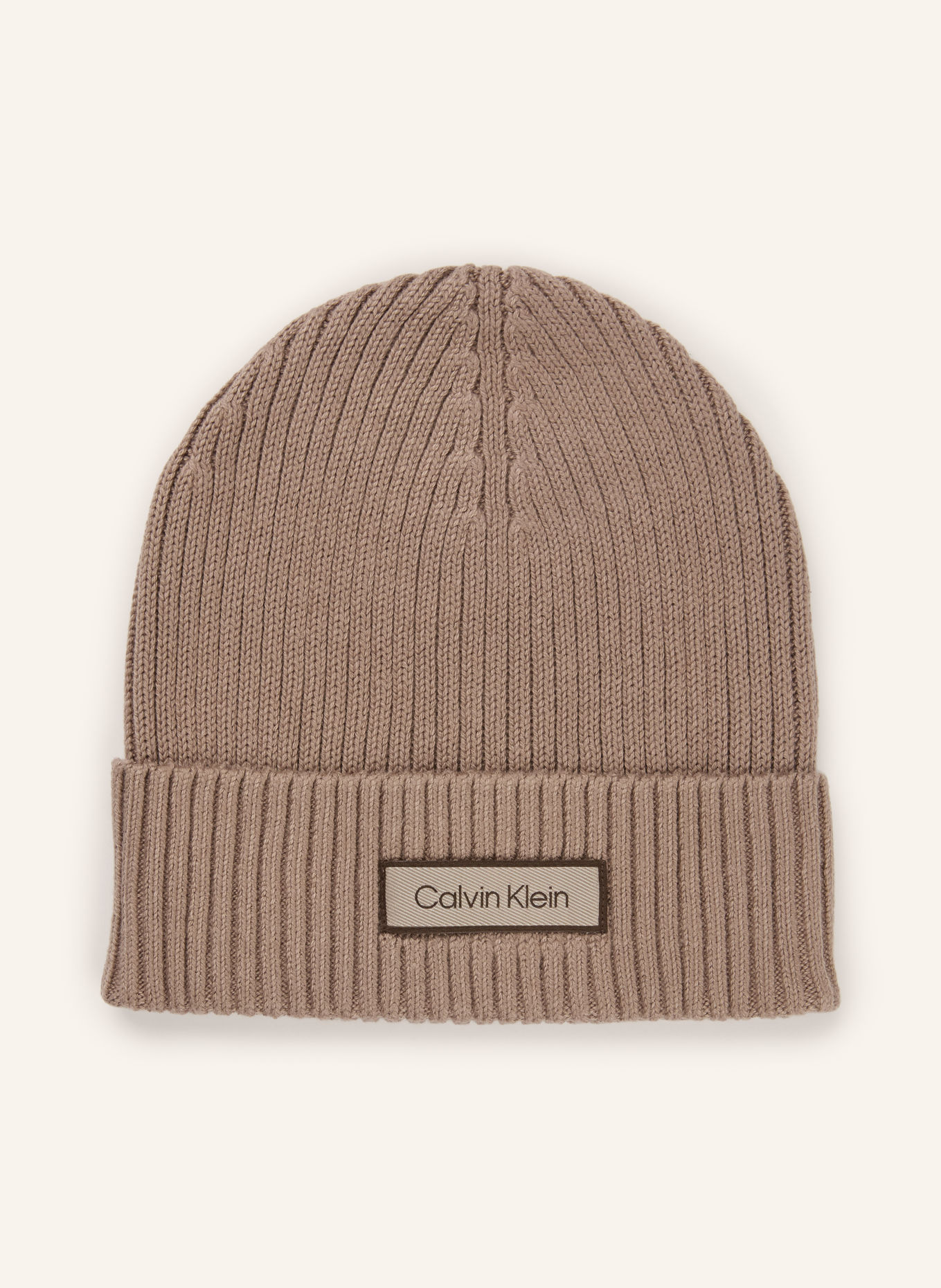 Calvin Klein Beanie: CAMEL