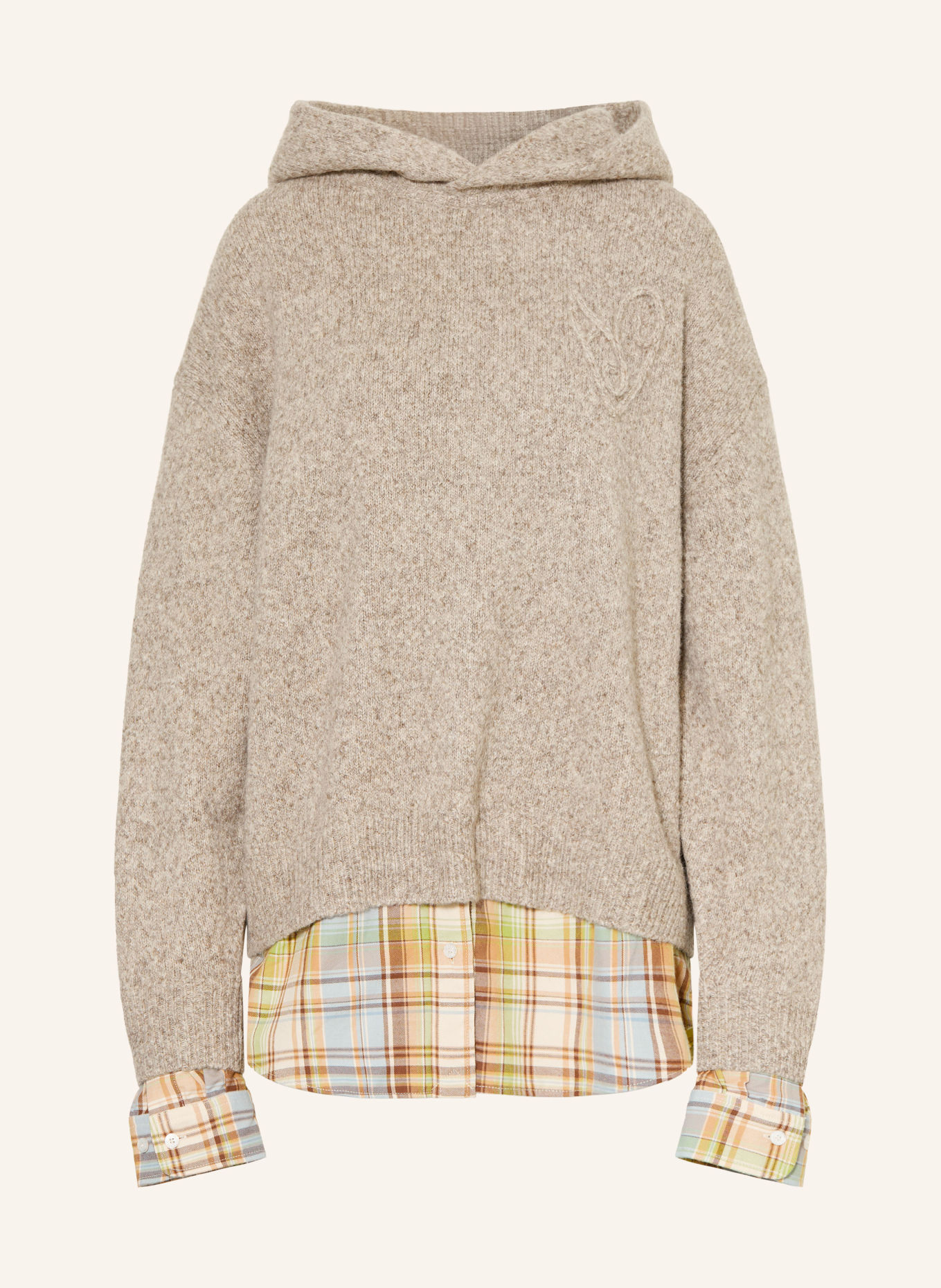 Acne Studios Sweater with alpaca: LIGHT GRAY