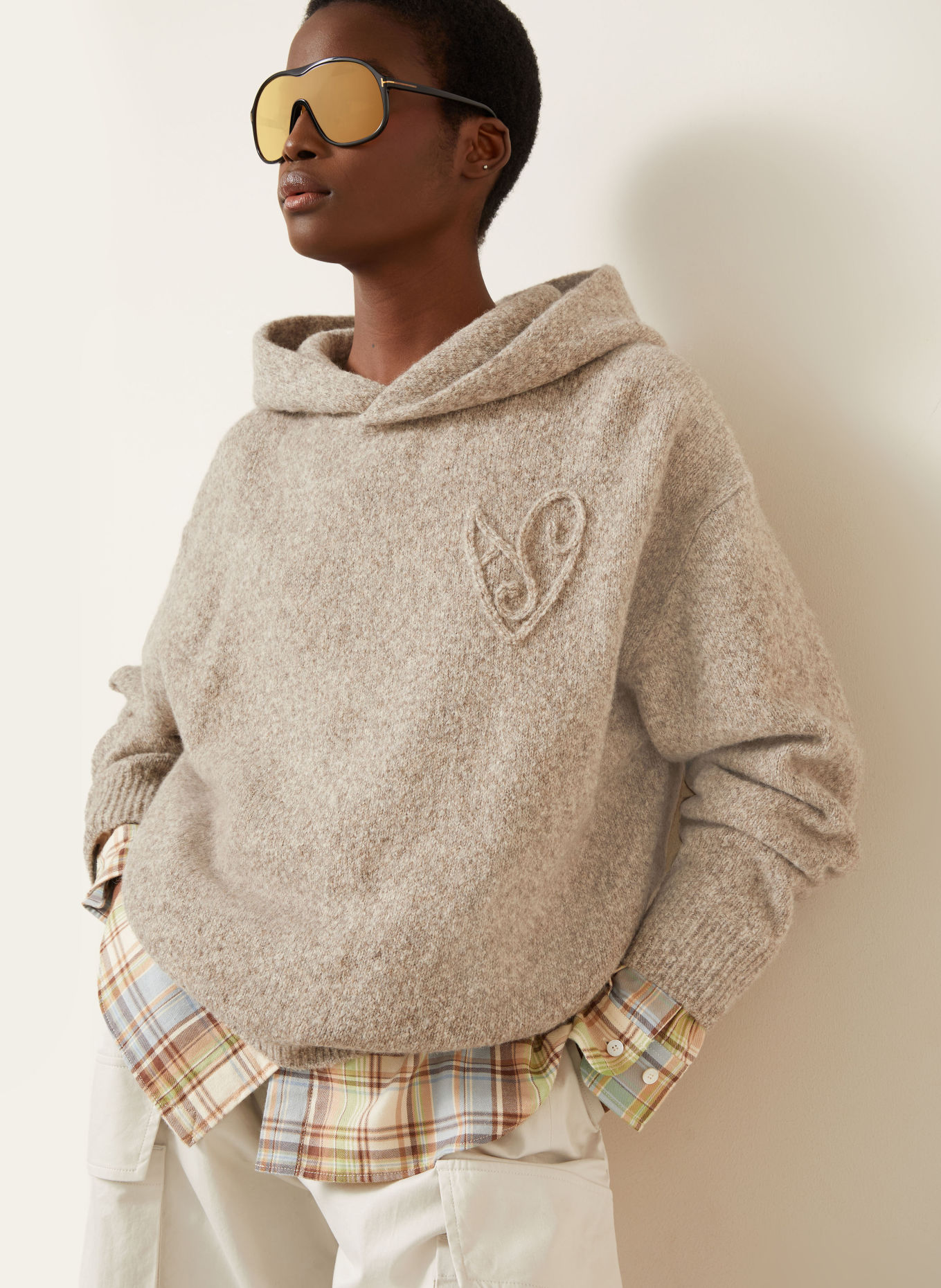 Acne Studios Sweater with alpaca: LIGHT GRAY