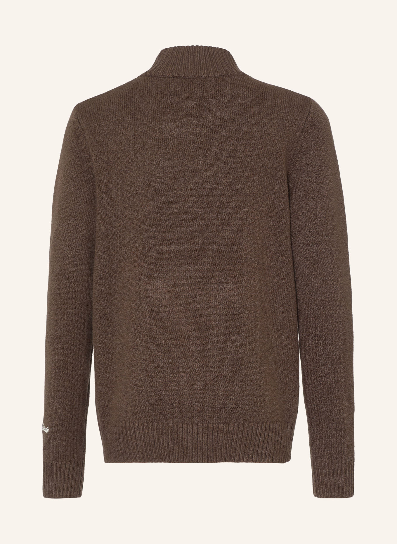 JACK&JONES Half-zip sweater JORNORREBRO: DARK BROWN