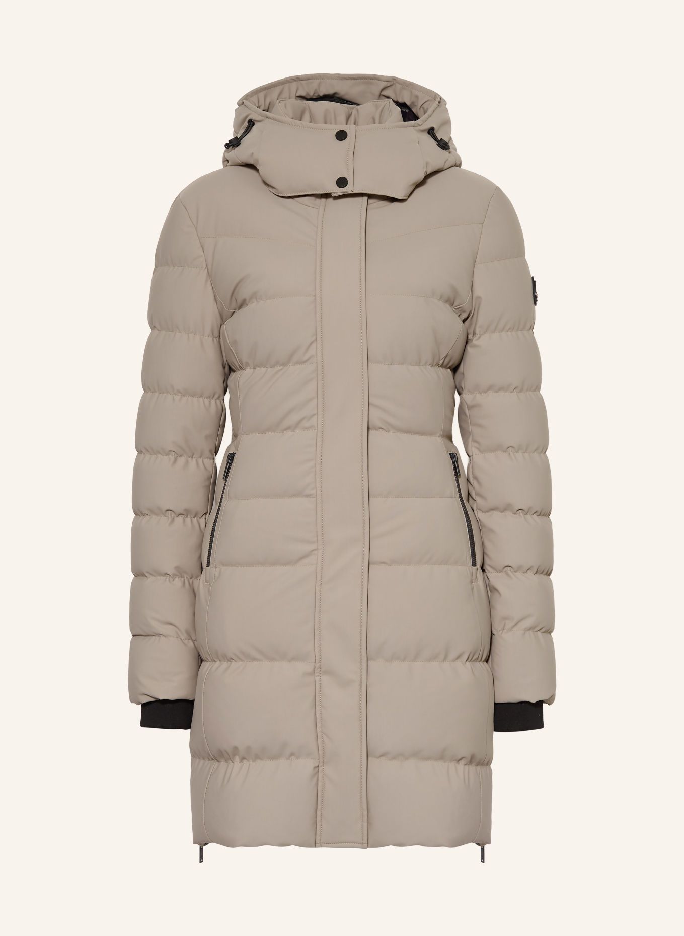 MOOSE KNUCKLES WATERSHED down parka: TAUPE
