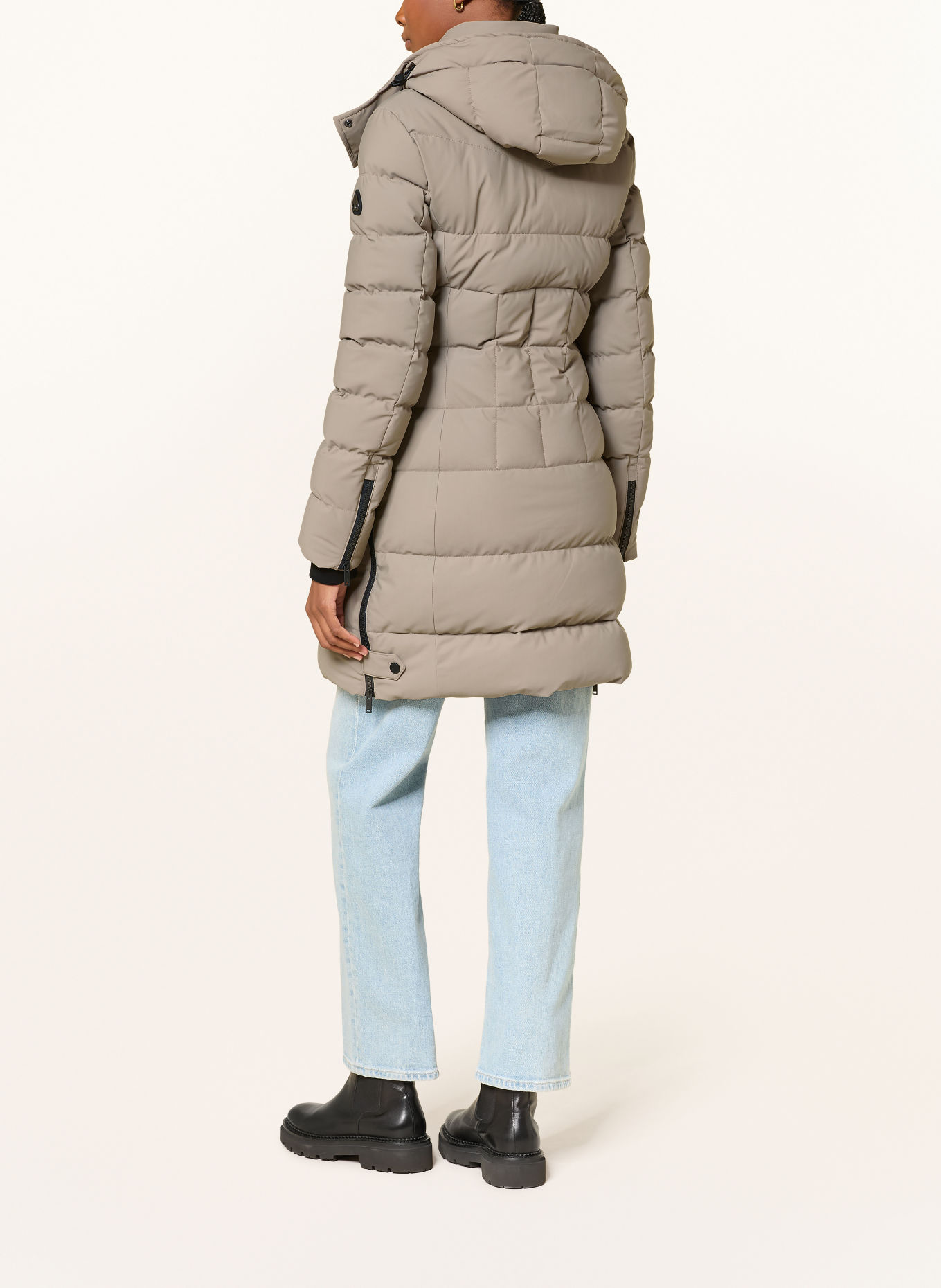 MOOSE KNUCKLES WATERSHED down parka: TAUPE