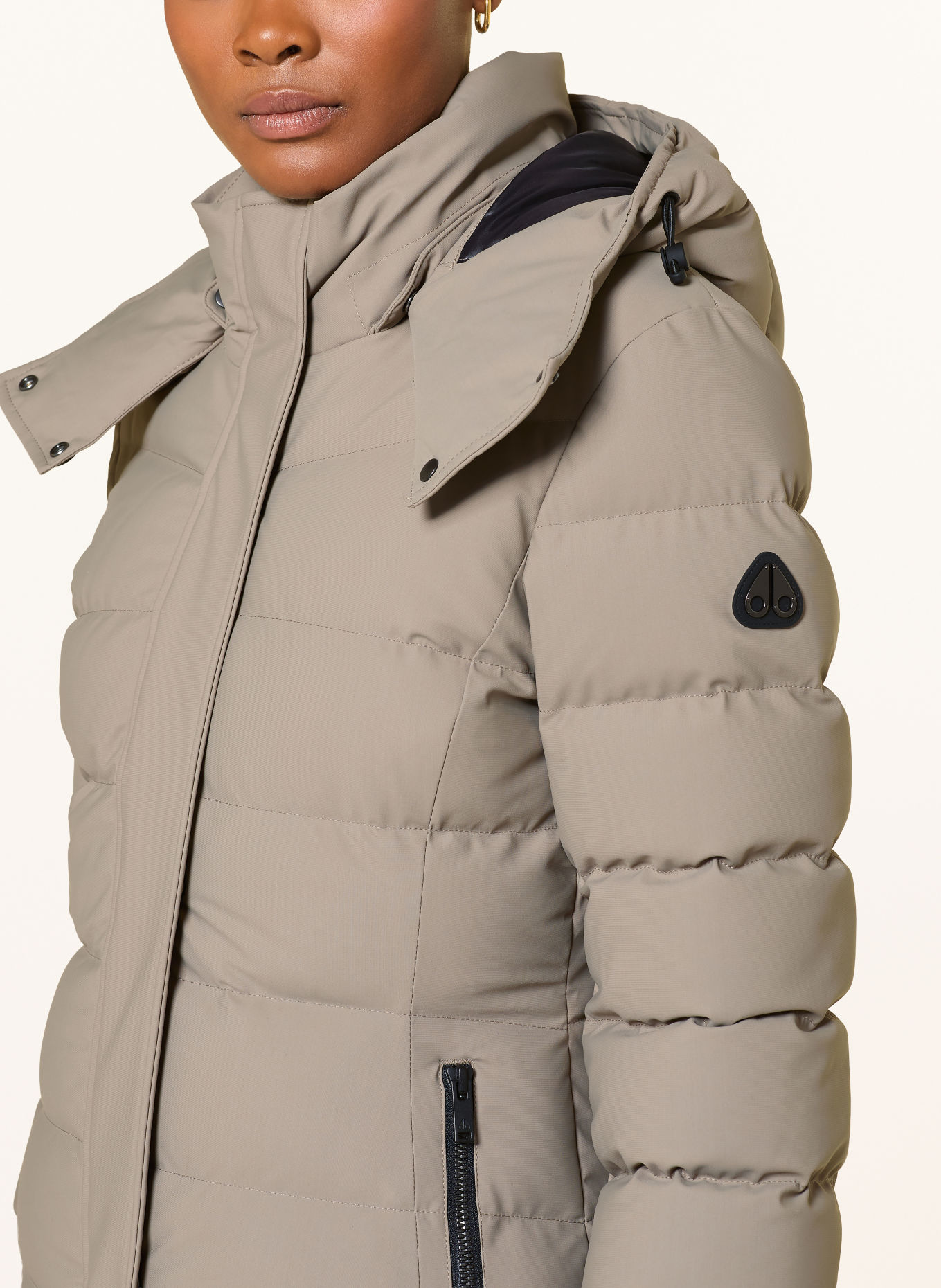 MOOSE KNUCKLES WATERSHED down parka: TAUPE
