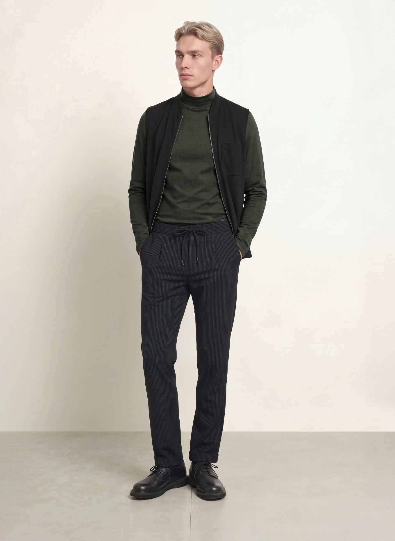 DESOTO Long sleeve shirt: OLIVE
