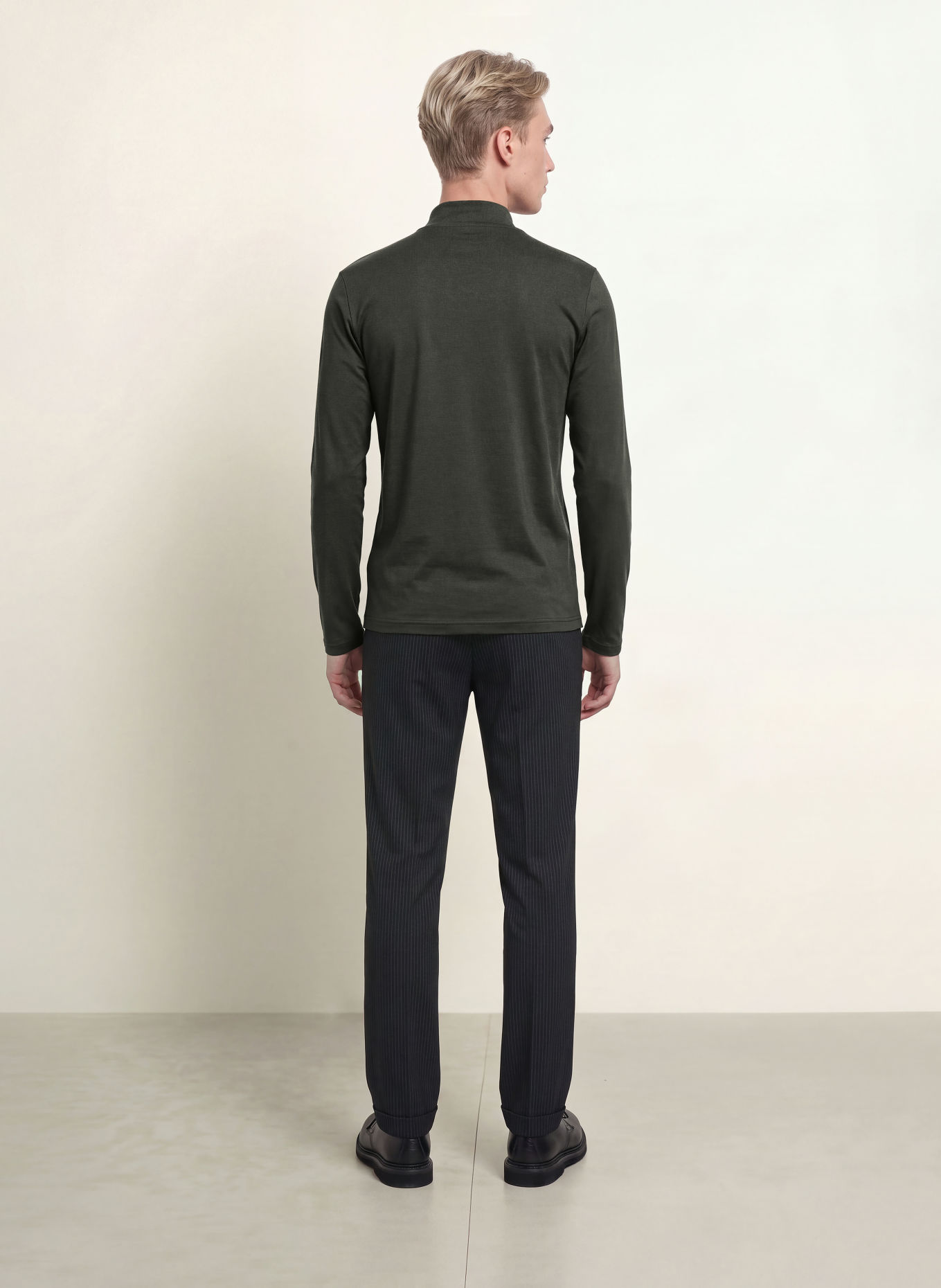 DESOTO Long sleeve shirt: OLIVE