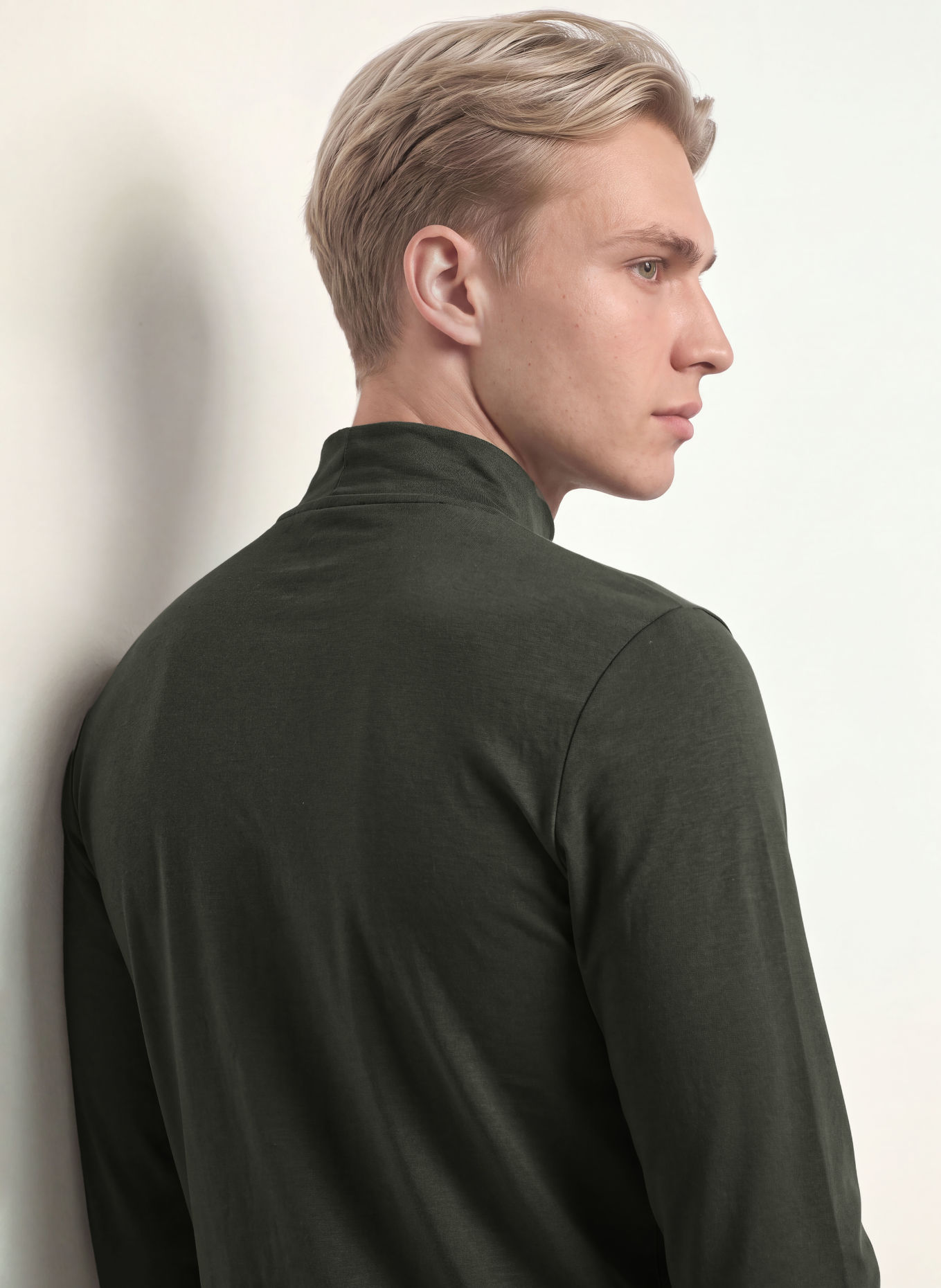DESOTO Long sleeve shirt: OLIVE