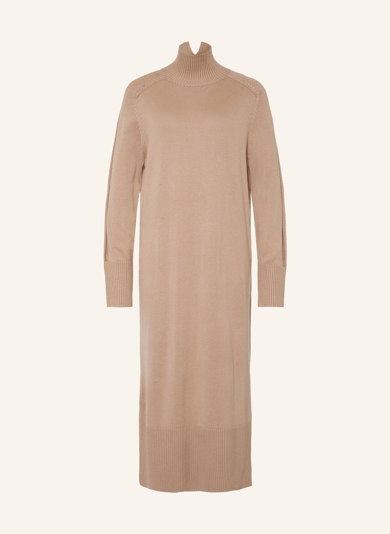 BOSS Knit dress FAGLIATELLE: BEIGE