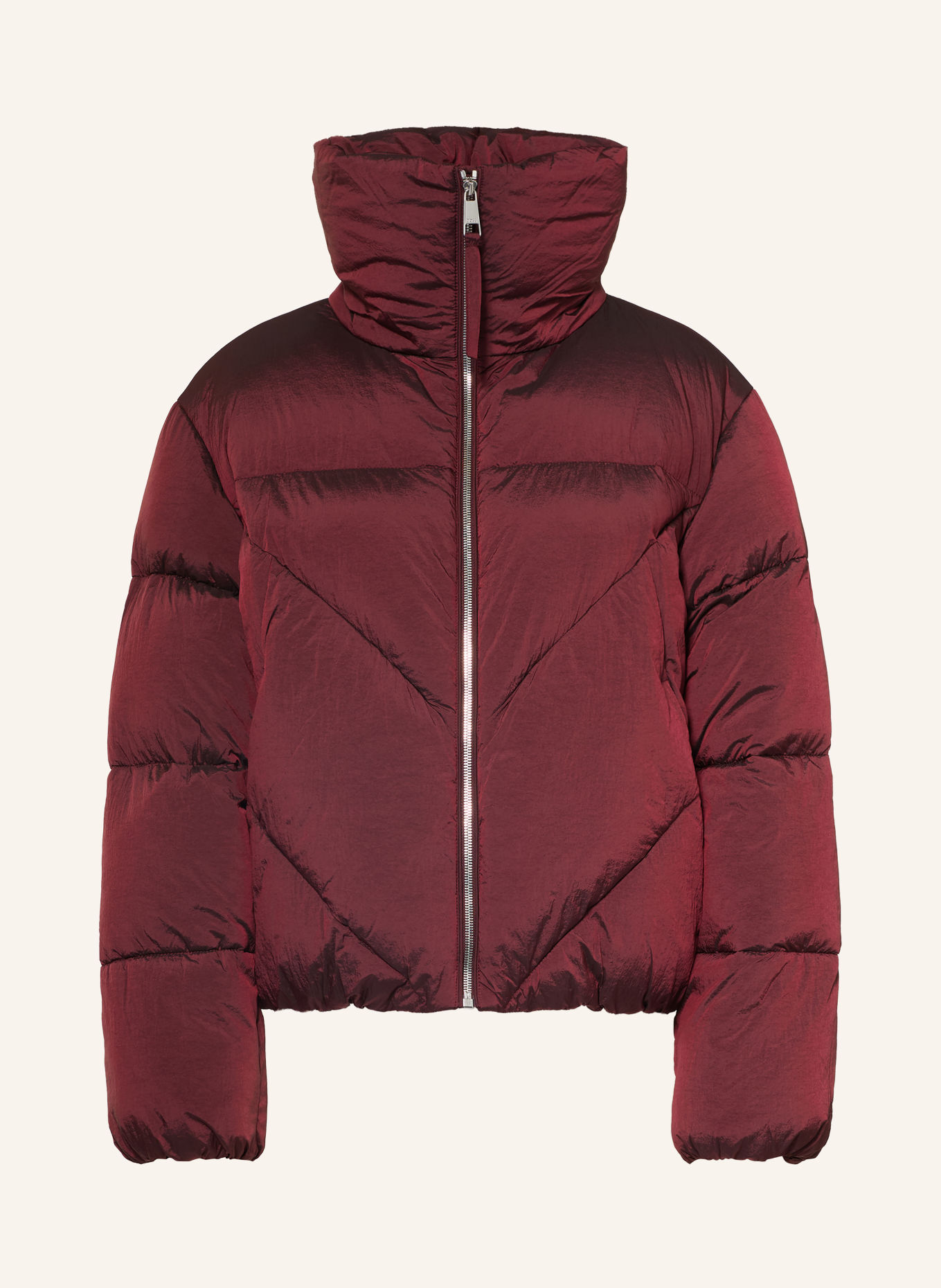 BOSS PADILENA quilted jacket: DARK RED