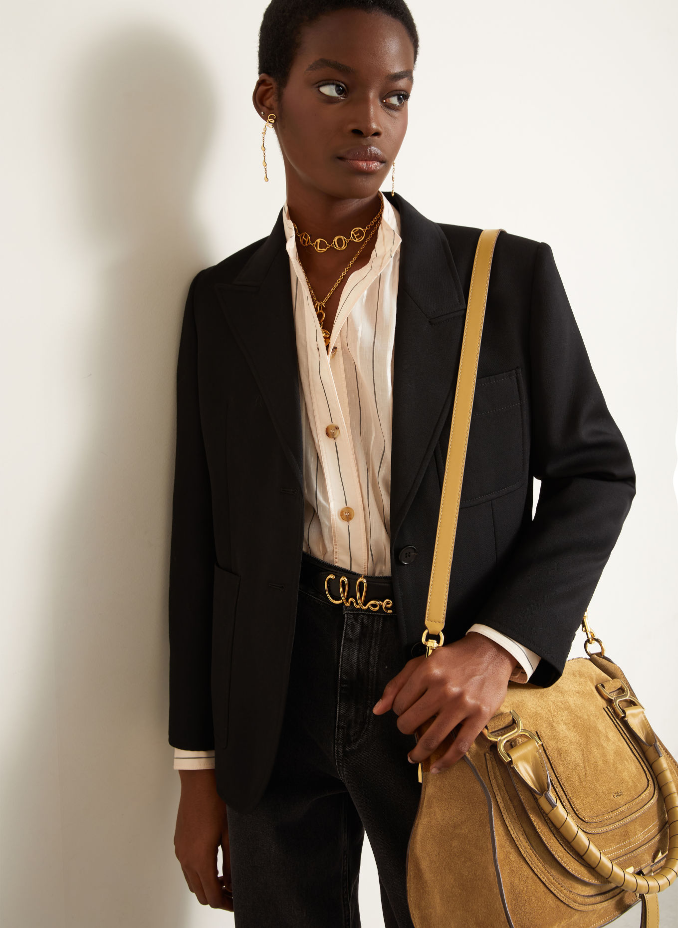 Chloé Schoudertas MARCIE: GOLD KHAKI