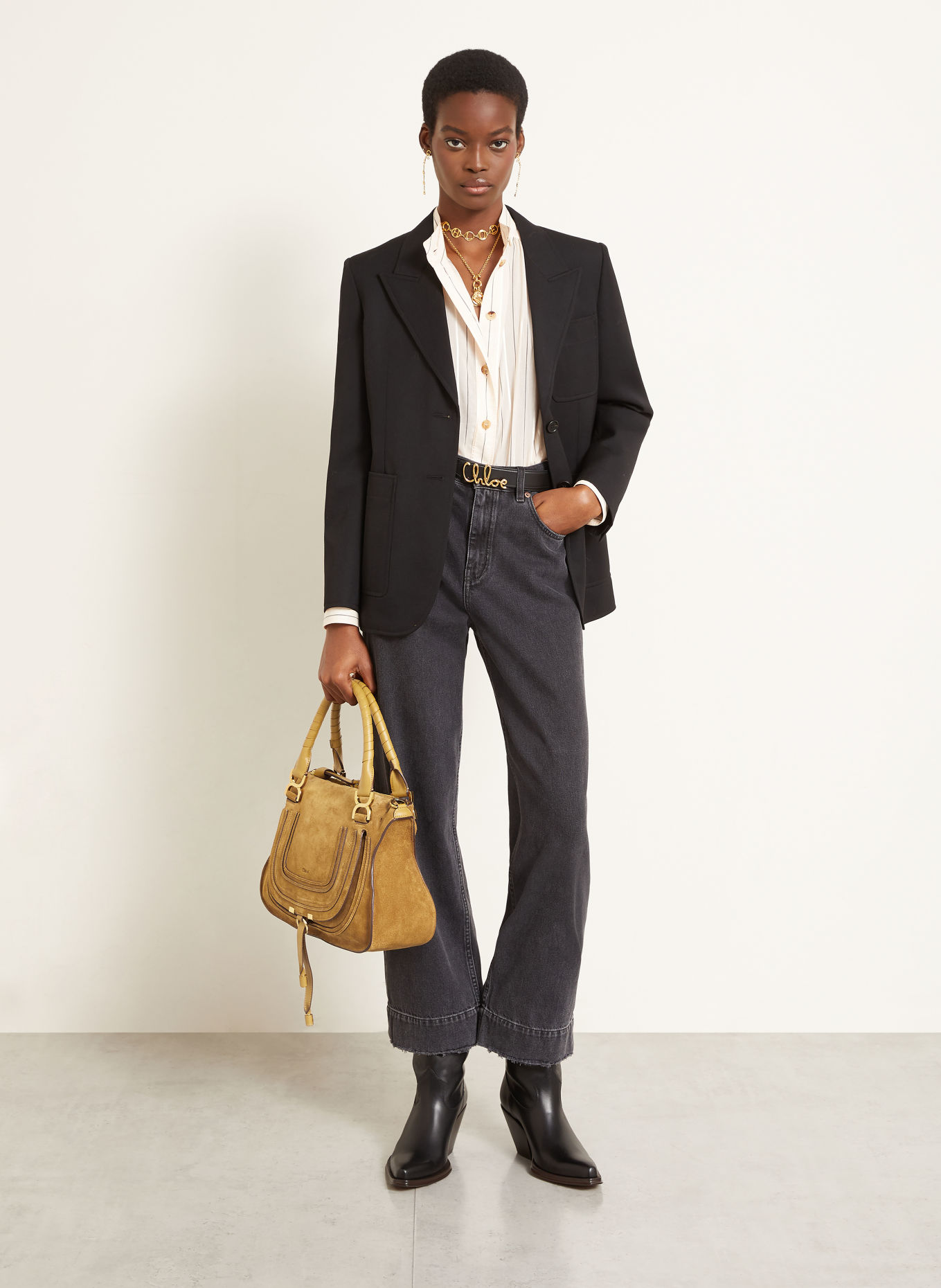 Chloé Schoudertas MARCIE: GOLD KHAKI