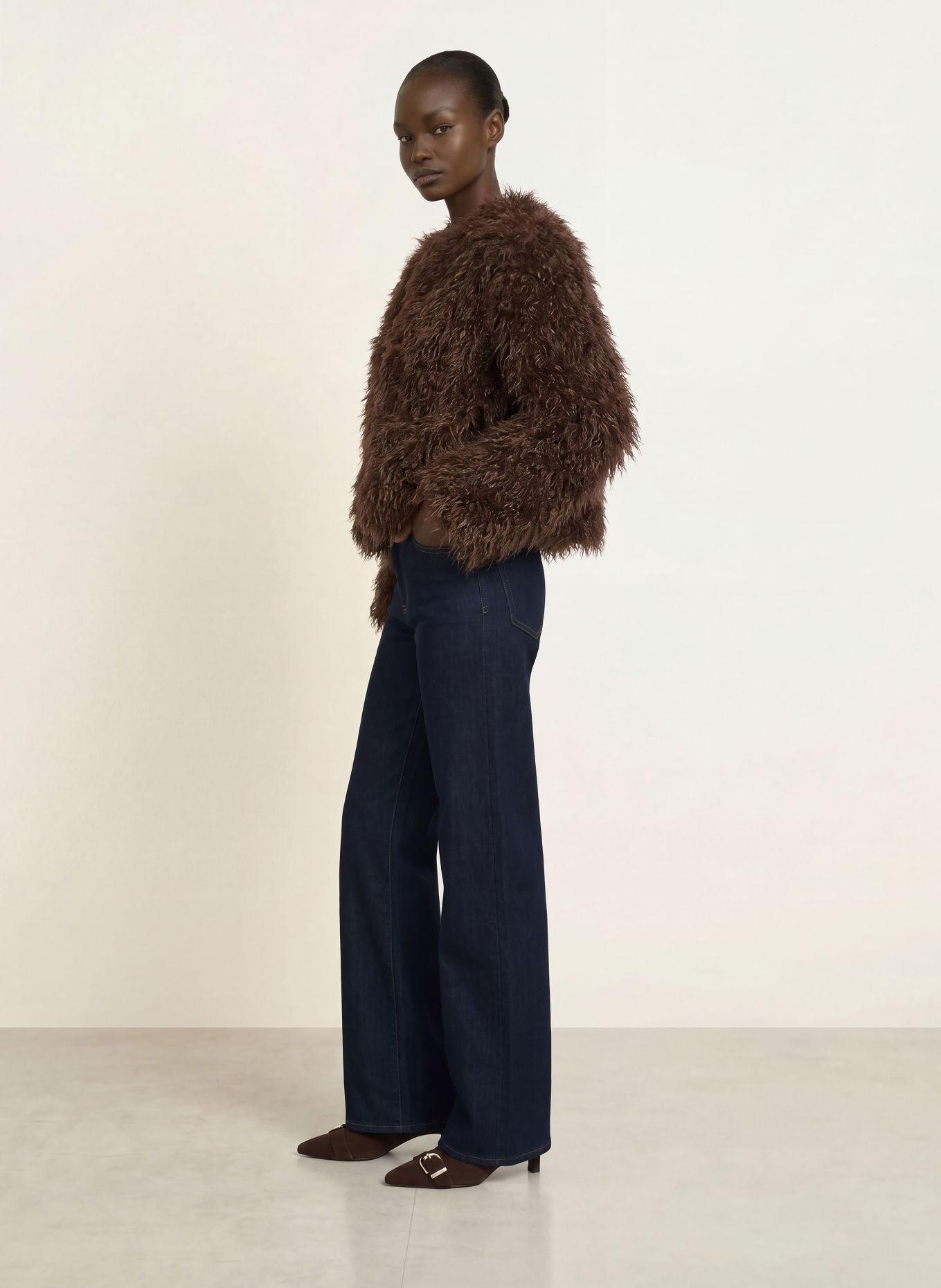 FRAME Straight jeans LE SLIM PALAZZO: RINS RINSE