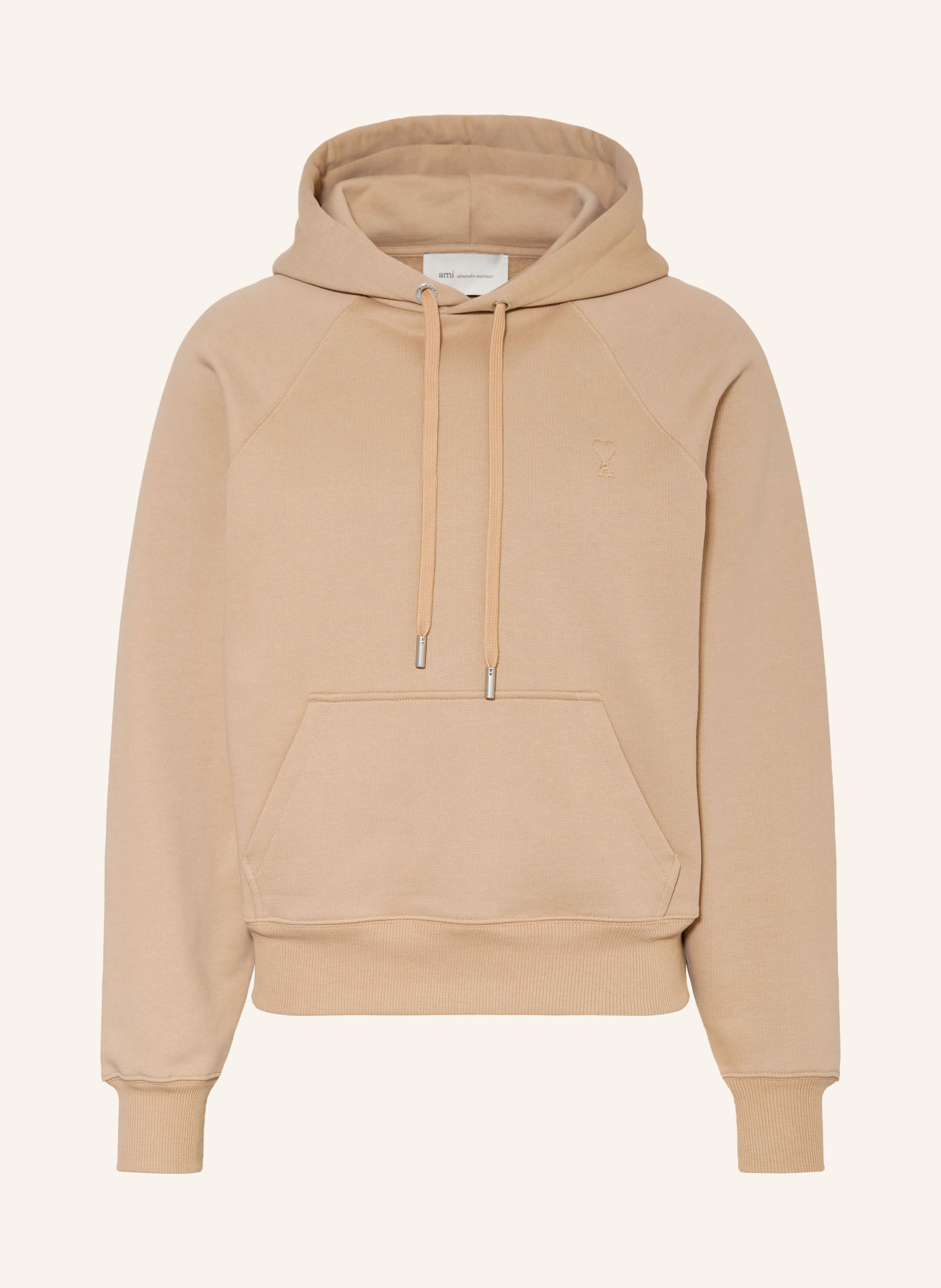 AMI PARIS Hoodie: BEIGE