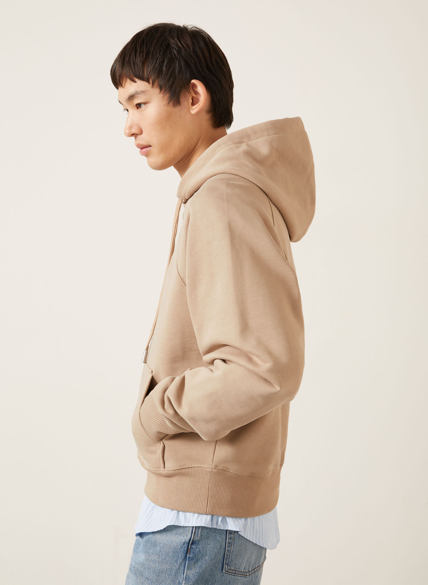 AMI PARIS Hoodie: BEIGE