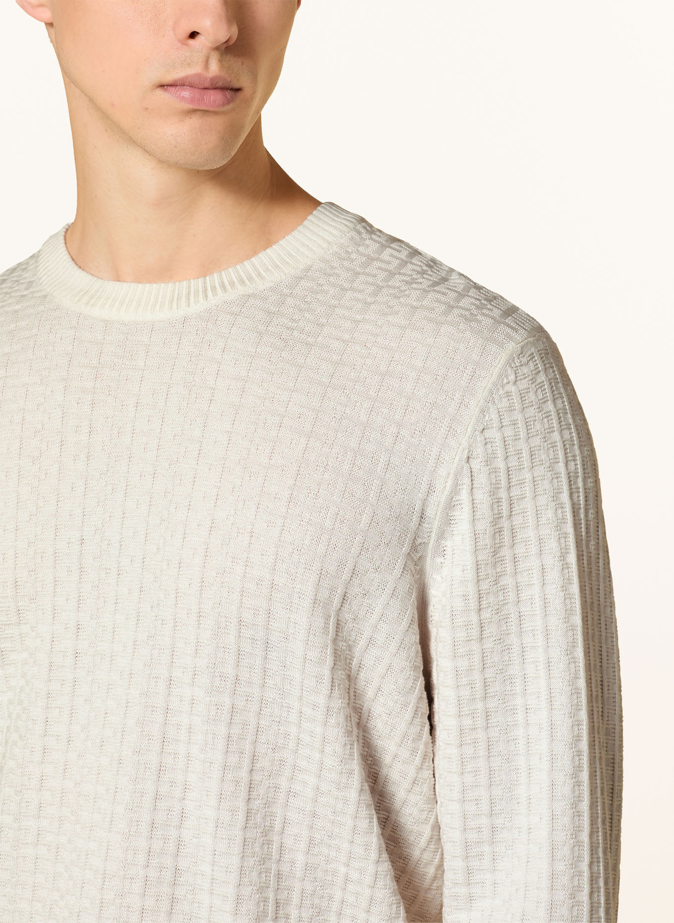 STRELLSON Pullover ADRIAN: ECRU
