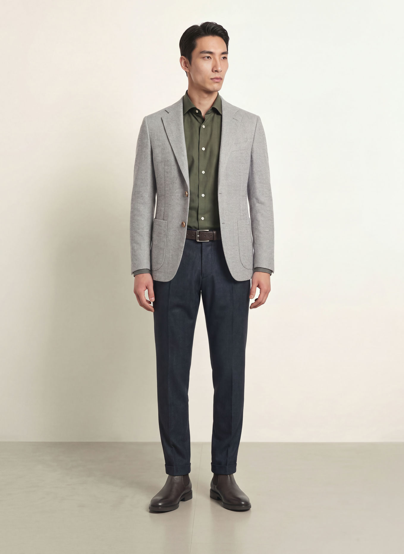 ETON Shirt slim fit: DARK GREEN