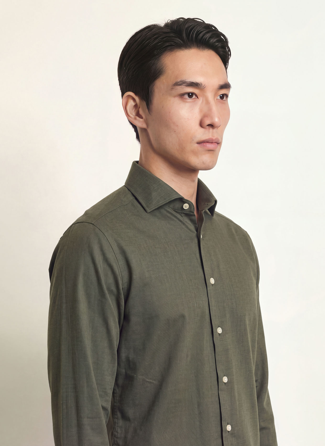 ETON Shirt slim fit: DARK GREEN