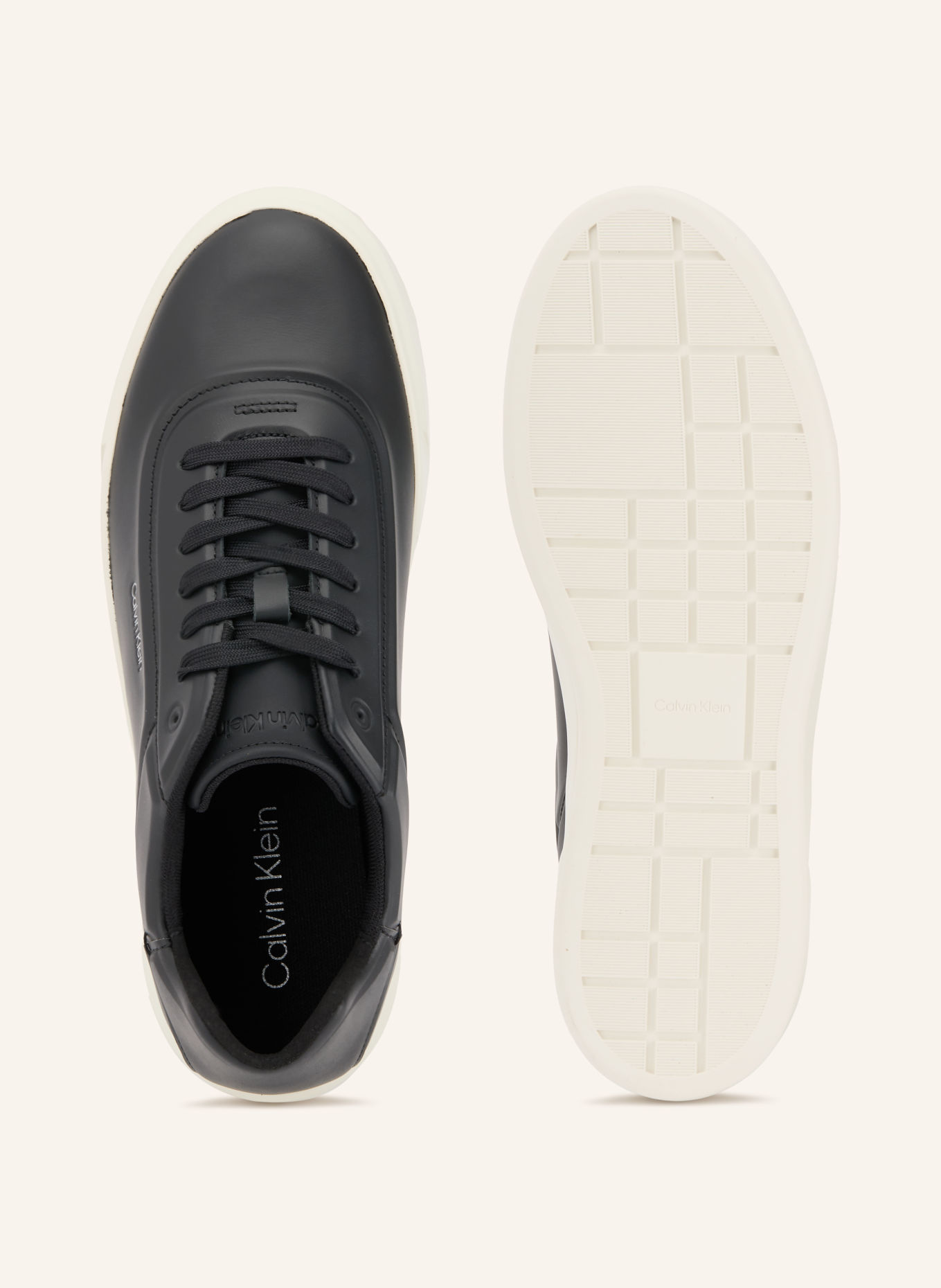 Calvin Klein sneaker: BLACK / ECRU