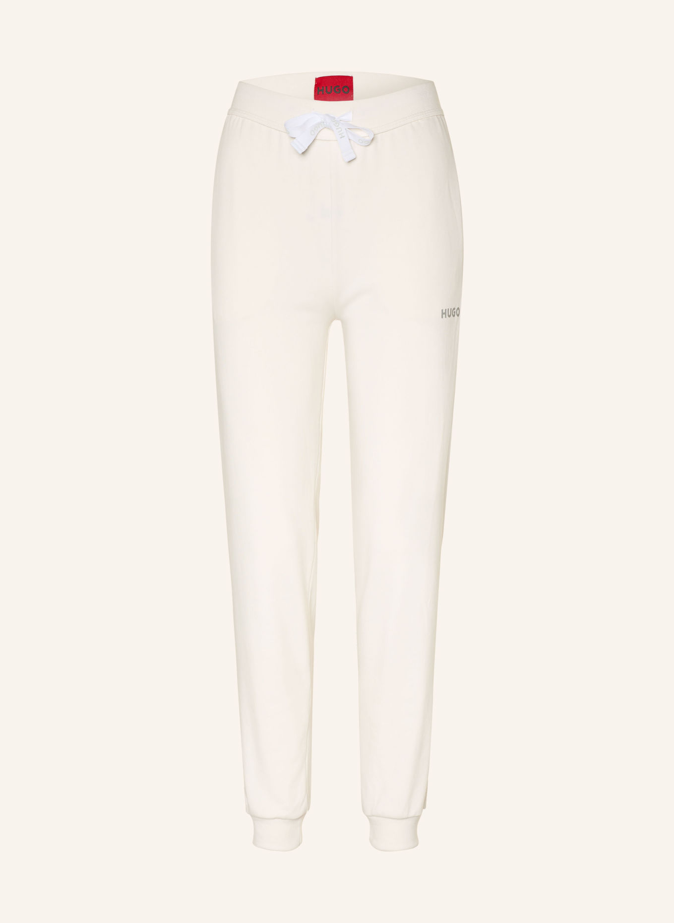 HUGO lounge sweatpants: WHITE