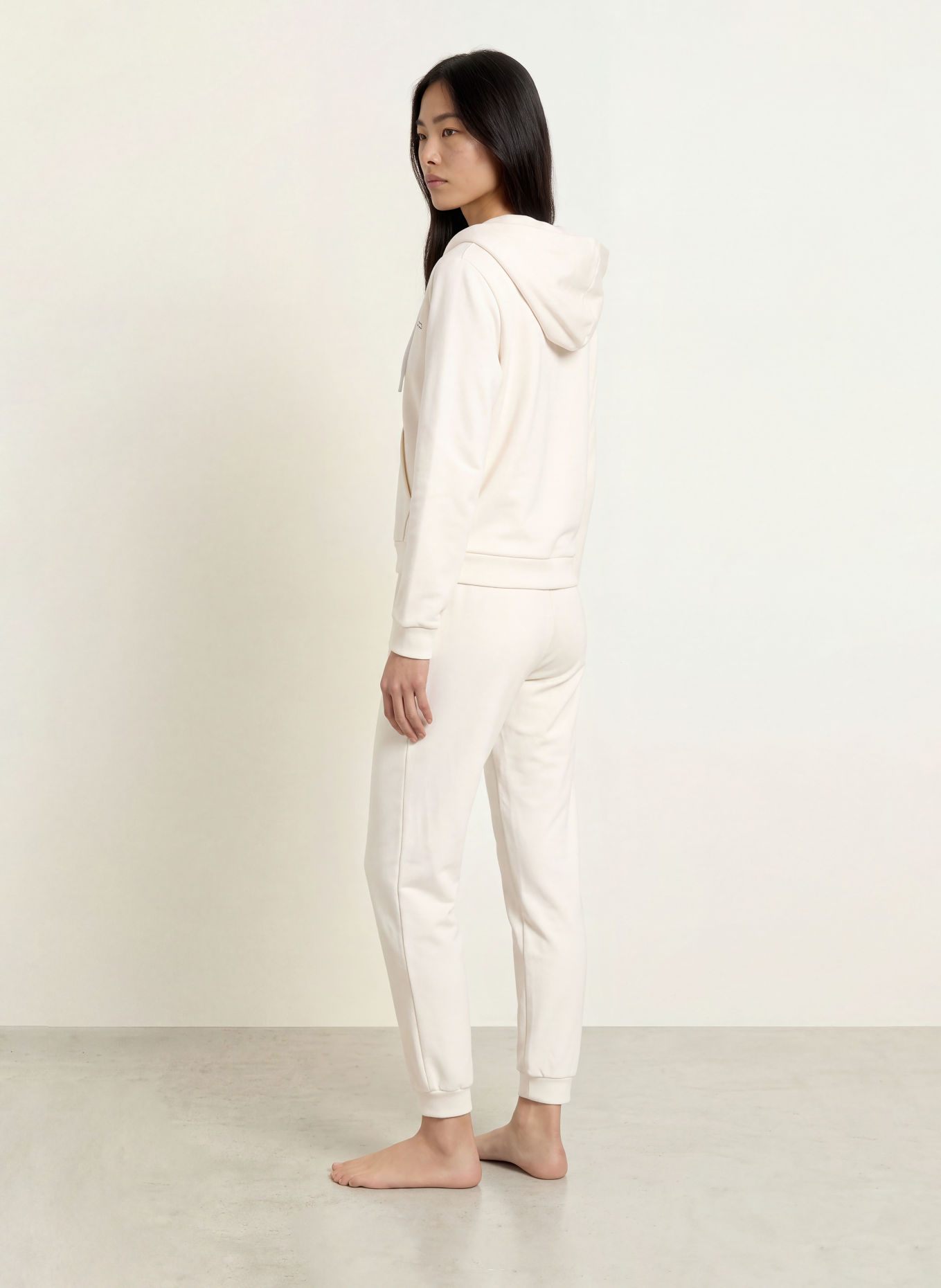 HUGO lounge sweatpants: WHITE