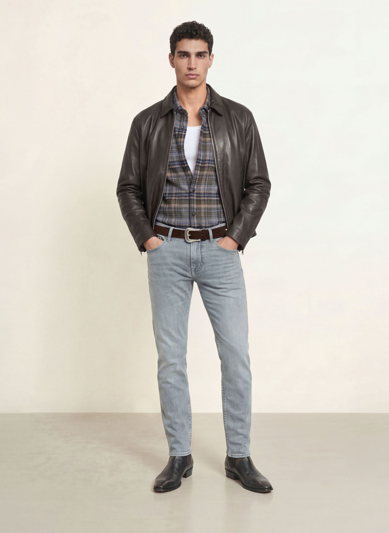 7 for all mankind Dżinsy SLIMMY TAPERED: 481 GREY