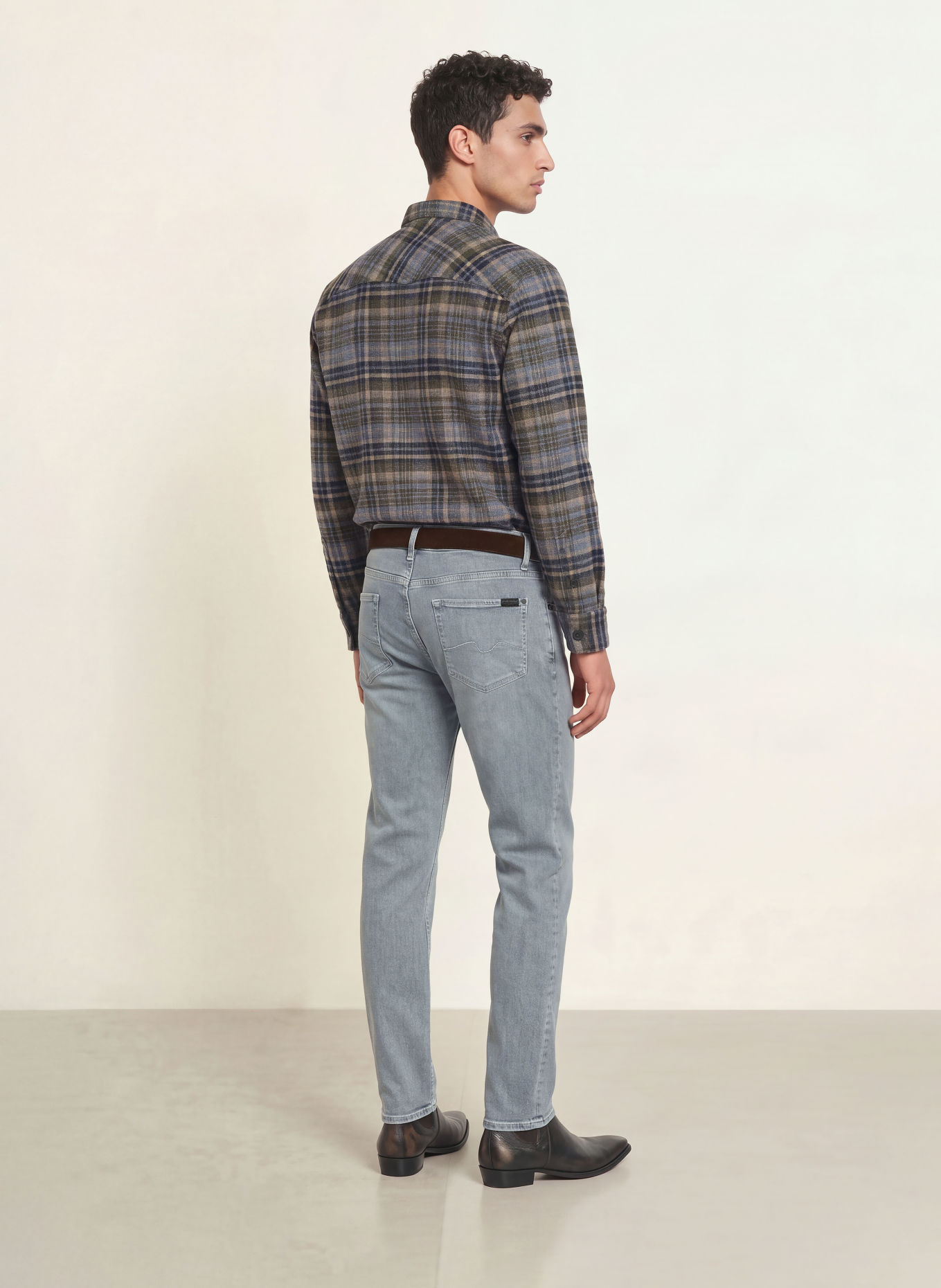 7 for all mankind Dżinsy SLIMMY TAPERED: 481 GREY