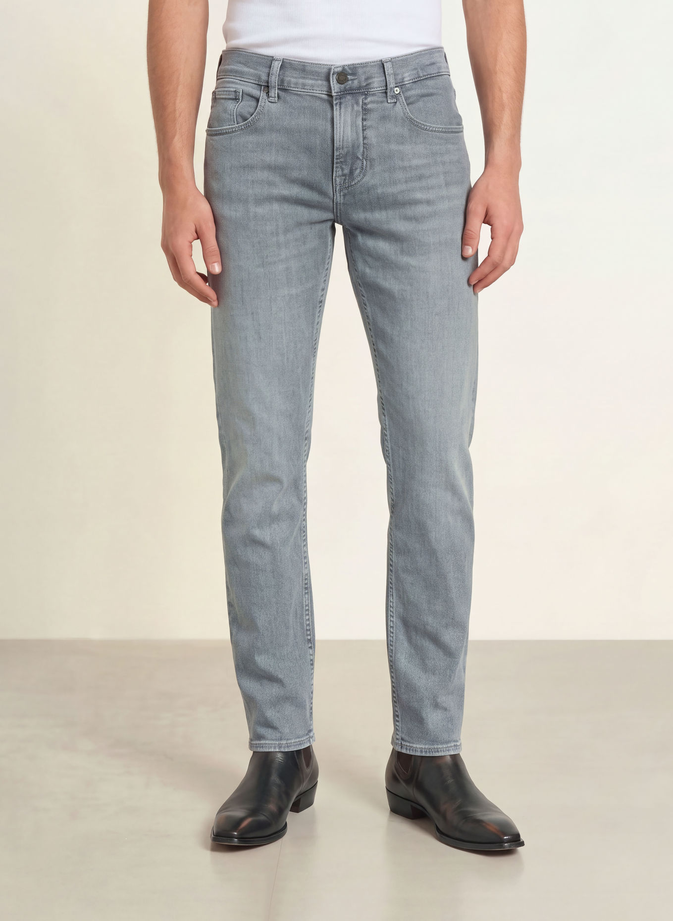 7 for all mankind Dżinsy SLIMMY TAPERED: 481 GREY