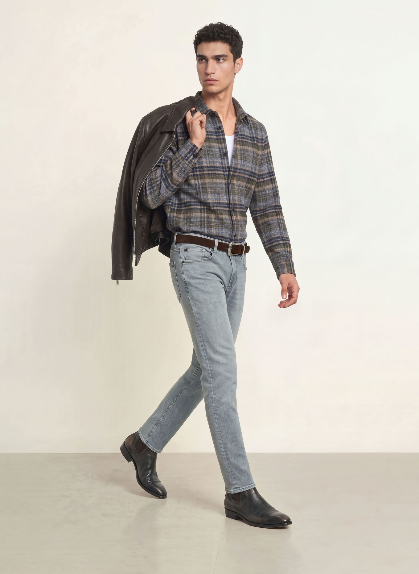 7 for all mankind Dżinsy SLIMMY TAPERED: 481 GREY
