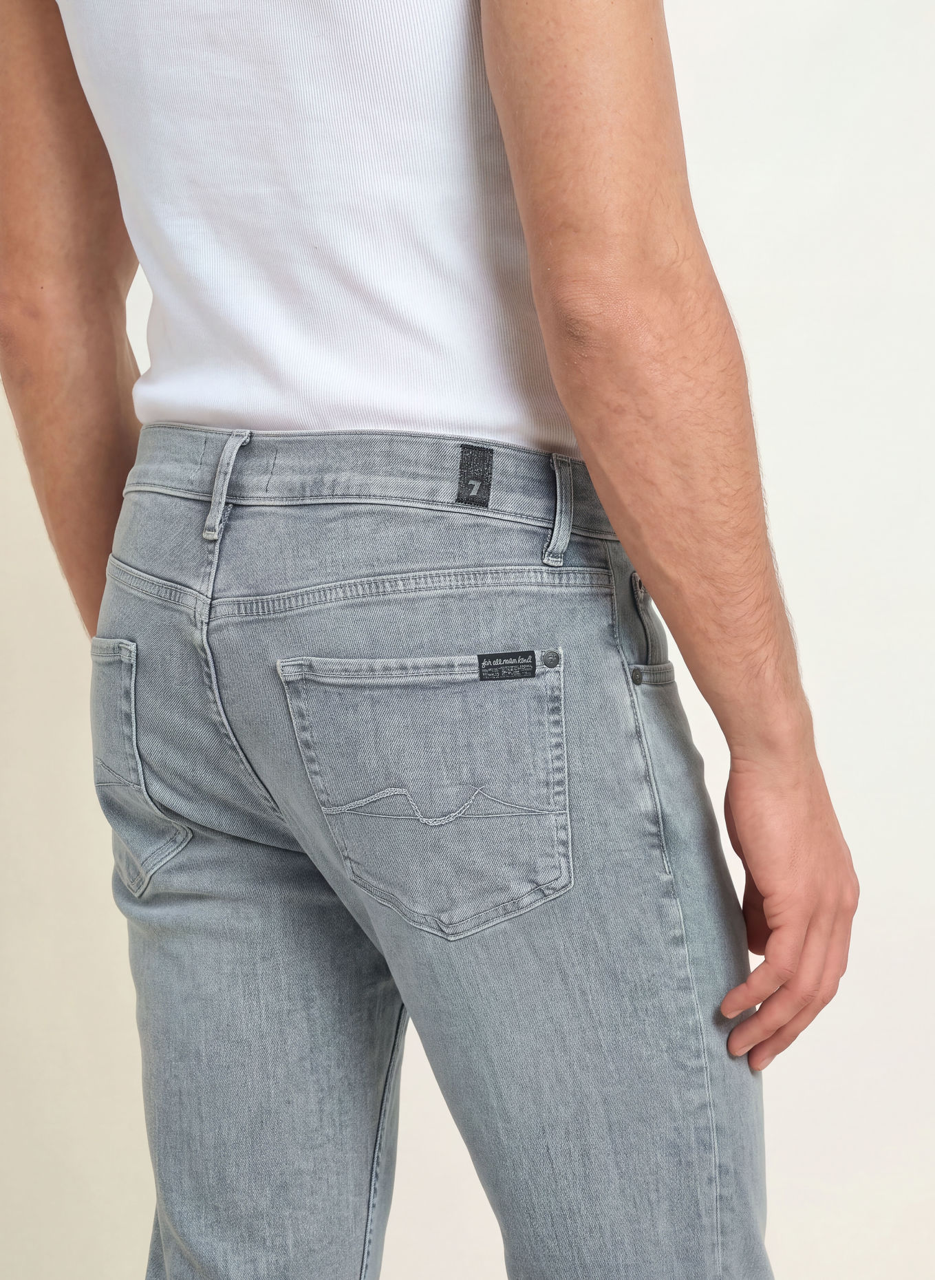 7 for all mankind Dżinsy SLIMMY TAPERED: 481 GREY
