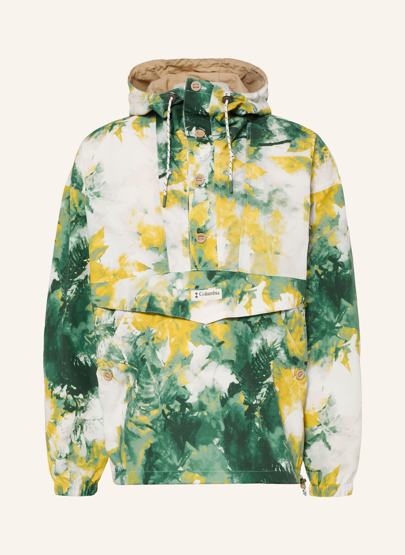 Columbia Windjacke ACKER ROCK™: CREME / GELB / GRÜN