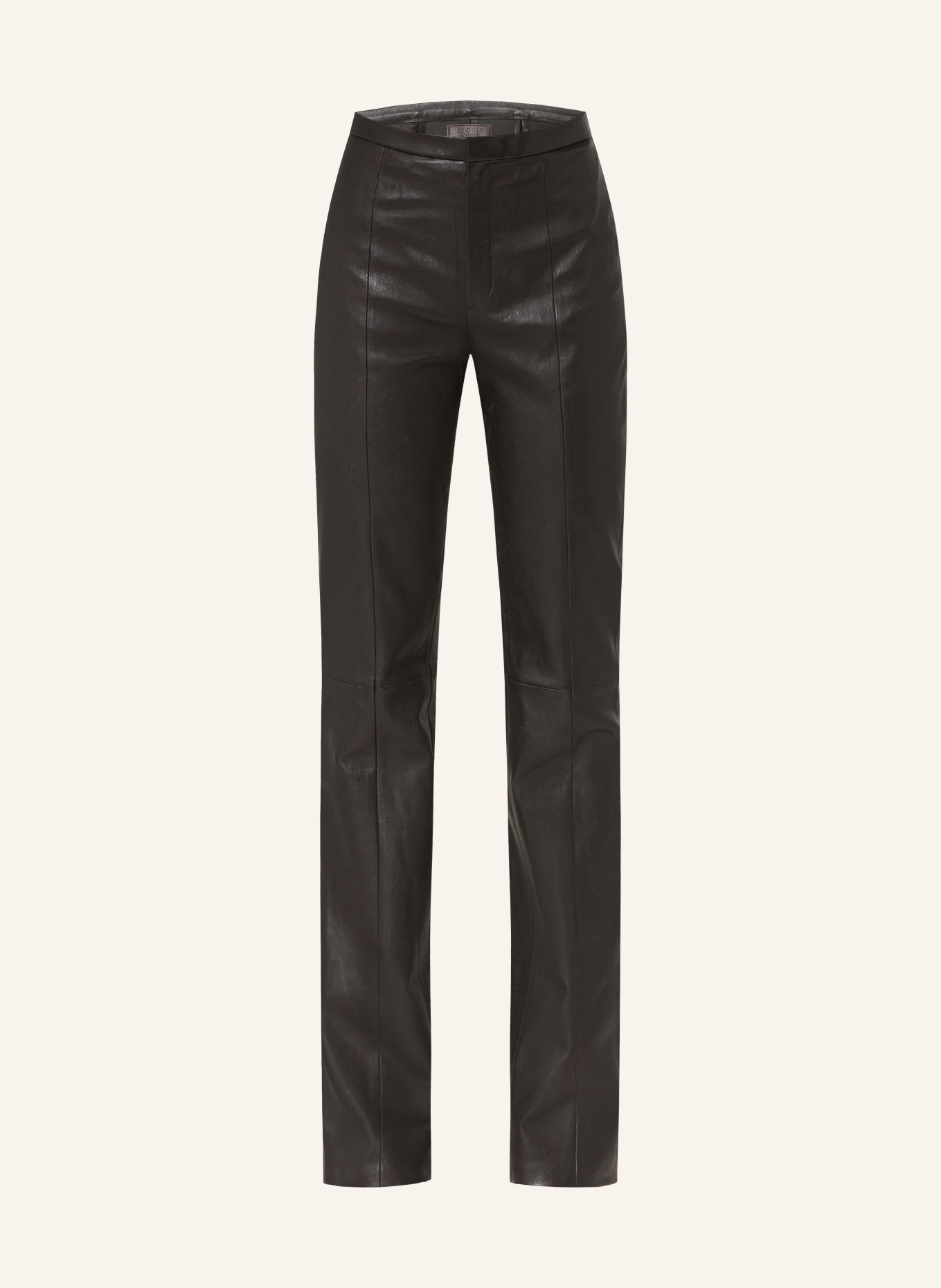 STOULS Leather pants ICHAM: BLACK