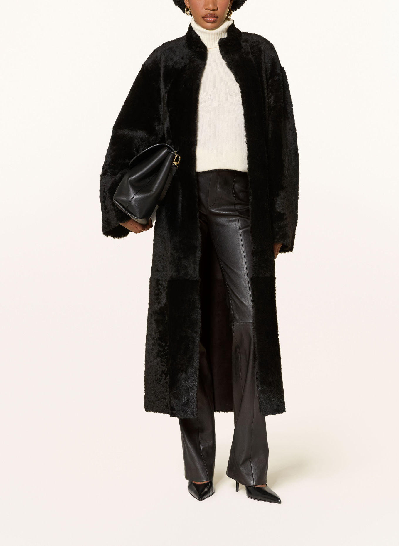 STOULS Leather pants ICHAM: BLACK