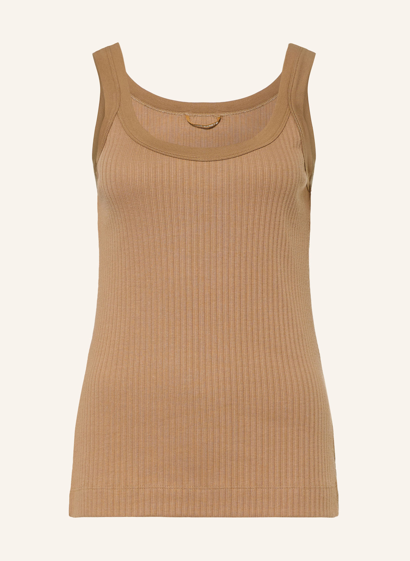 JEANNE BARET Tanktop PERVINCA: HELLBRAUN
