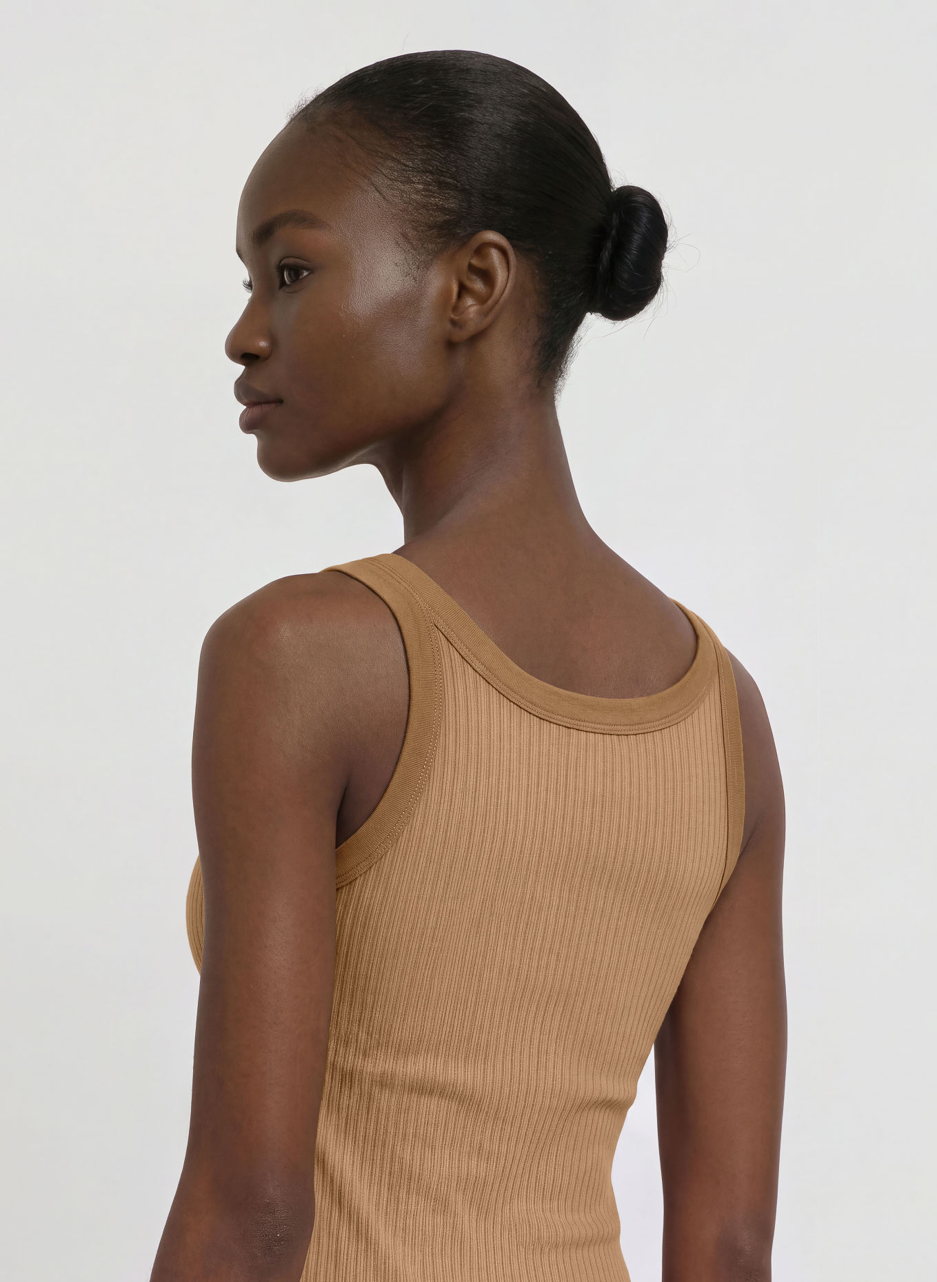 JEANNE BARET Tanktop PERVINCA: HELLBRAUN