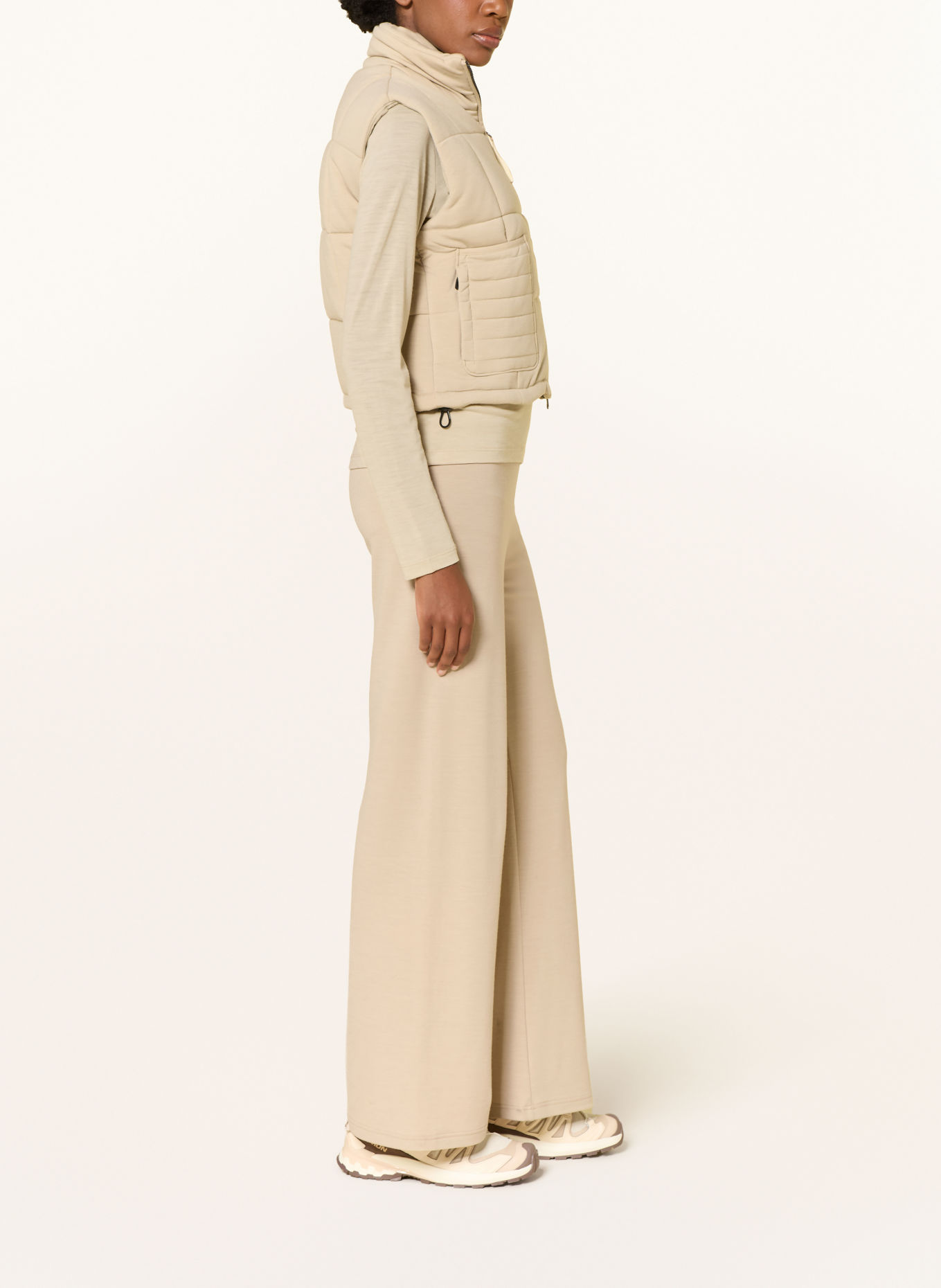 super.natural COMFY CULOTTE leggings with merino wool: BEIGE