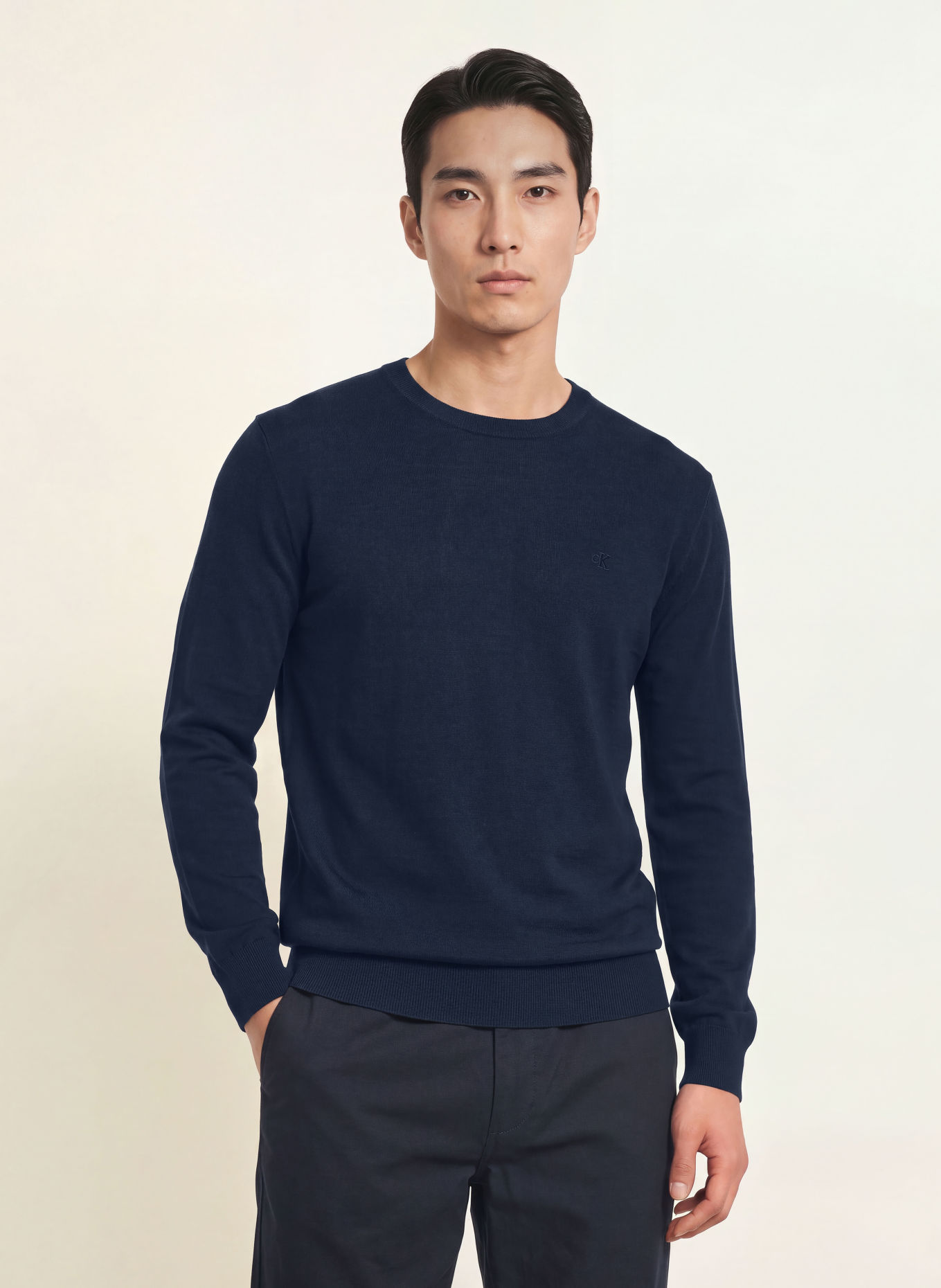 Calvin Klein sweater: DARK BLUE