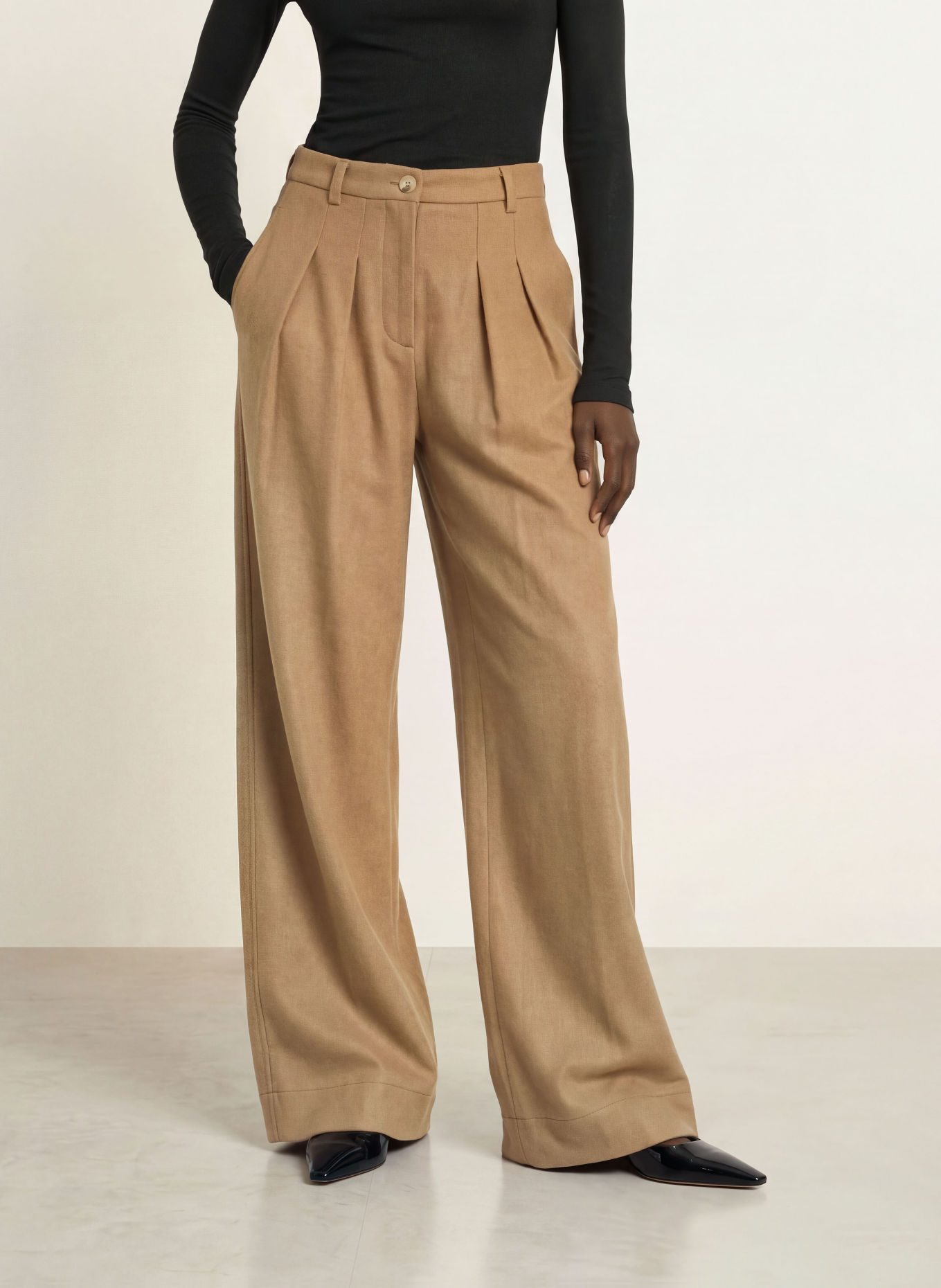 LEZU Marlene pants ADA: CAMEL