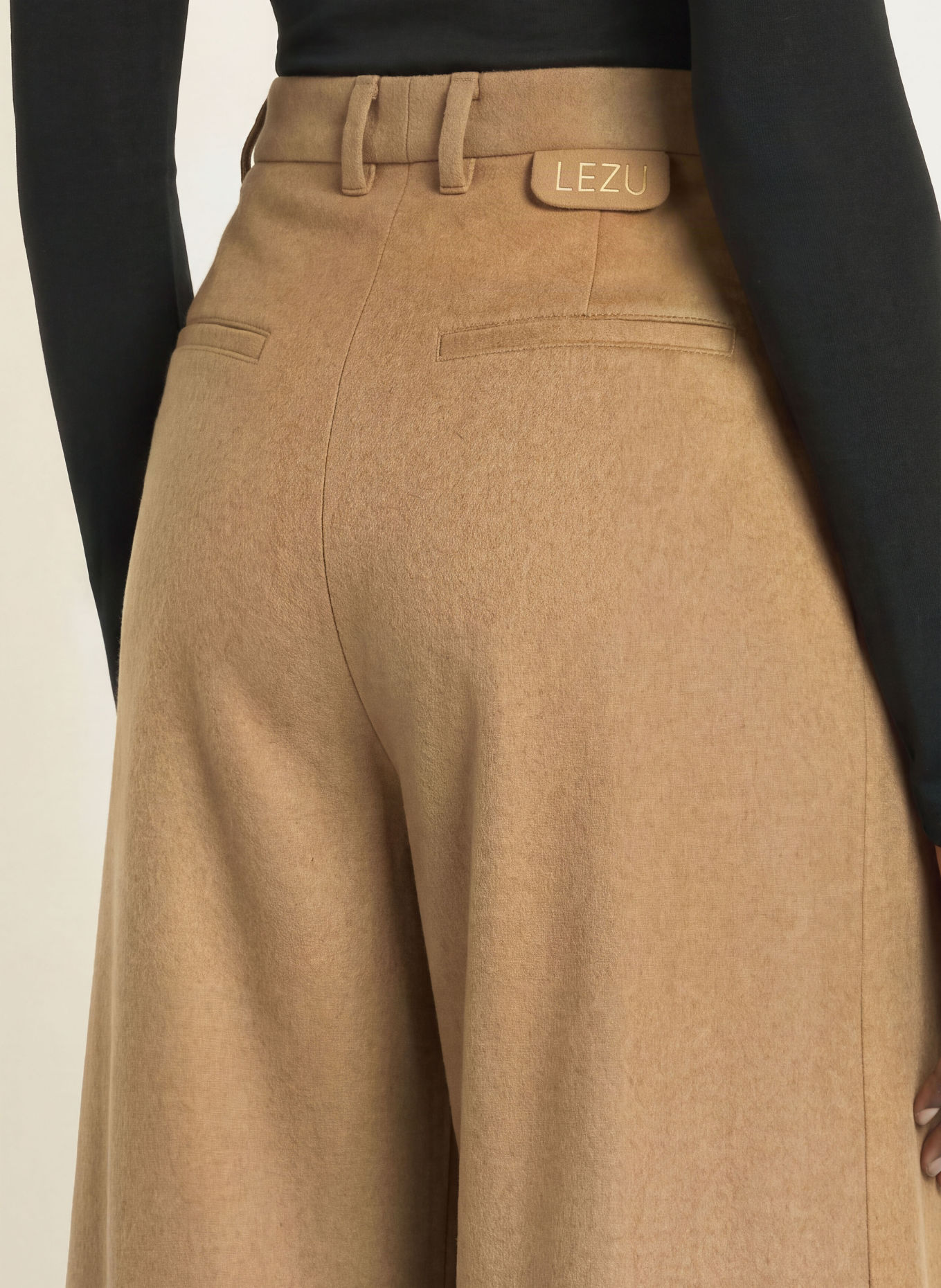 LEZU Marlene pants ADA: CAMEL
