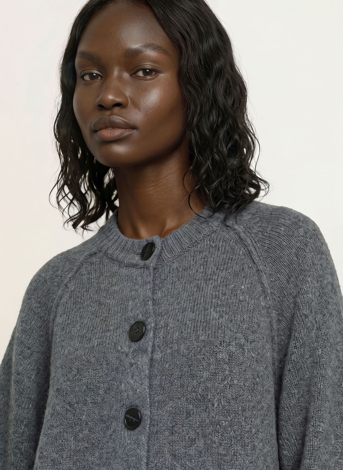 black palms MAEXIN cardigan: GRAY