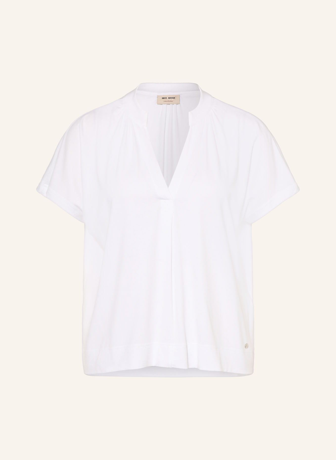 MOS MOSH MMSHIRA T-shirt: WHITE