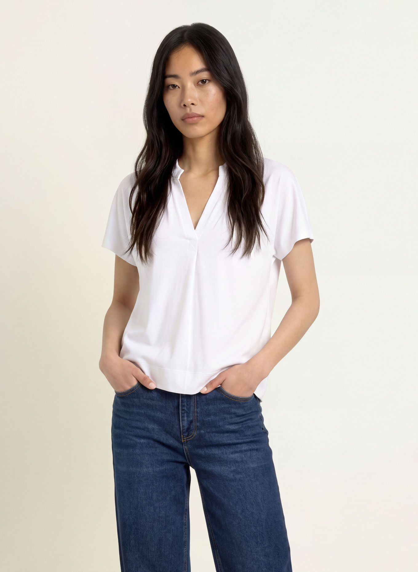 MOS MOSH MMSHIRA T-shirt: WHITE