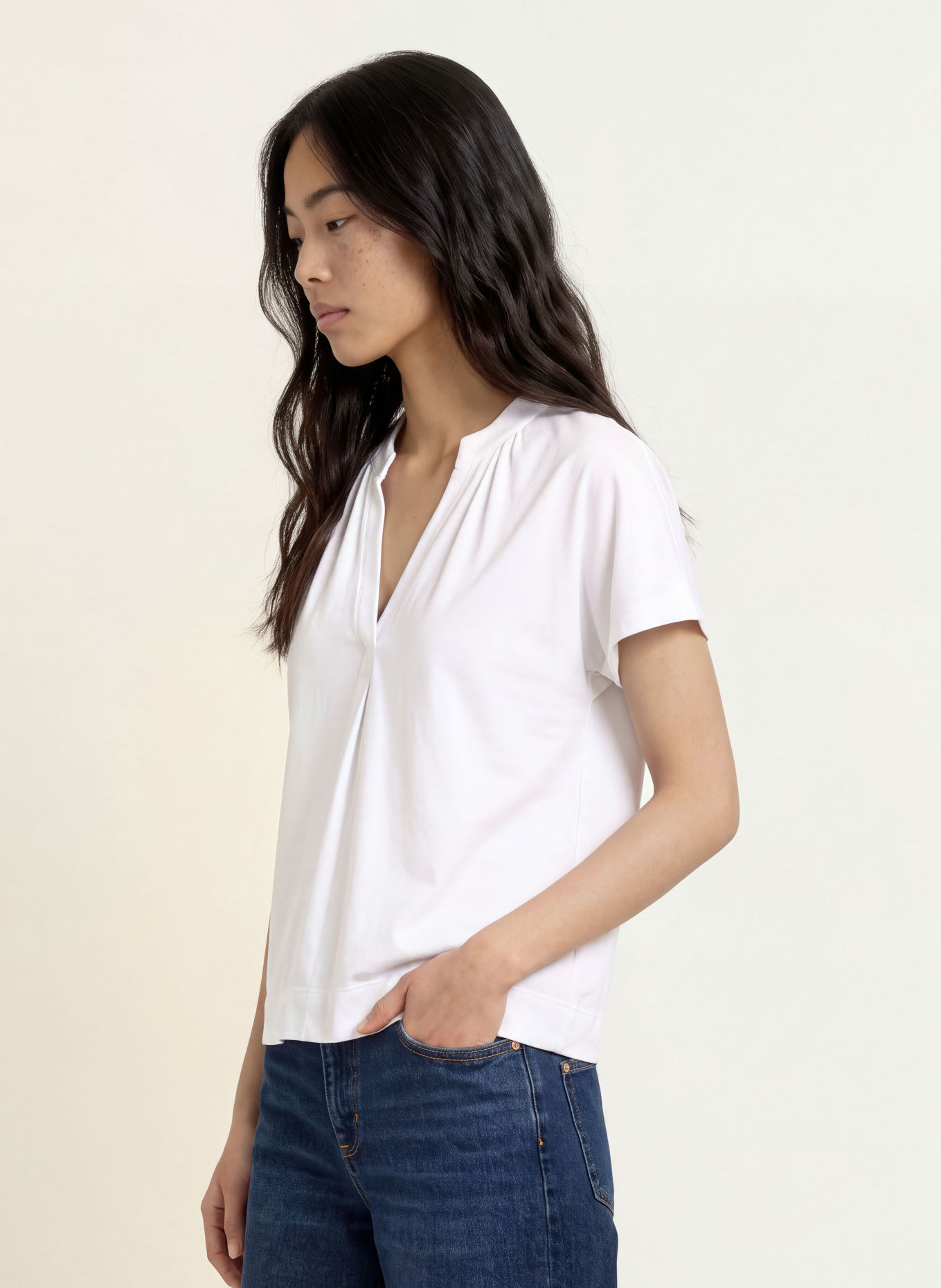 MOS MOSH MMSHIRA T-shirt: WHITE