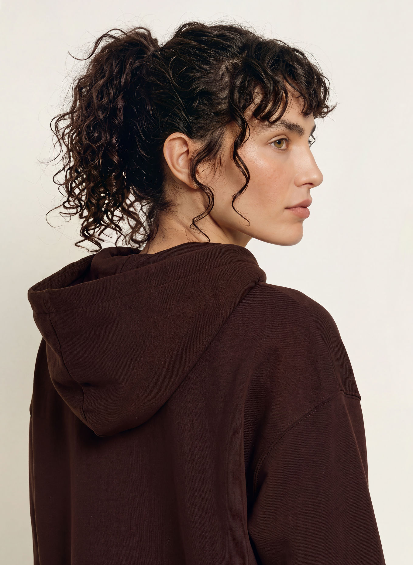 Juvia Oversized-Hoodie TATJANA: DUNKELBRAUN