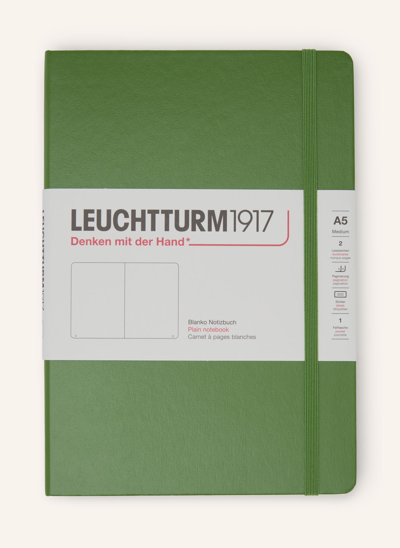 LEUCHTTURM1917 MEDIUM notebook: GREEN
